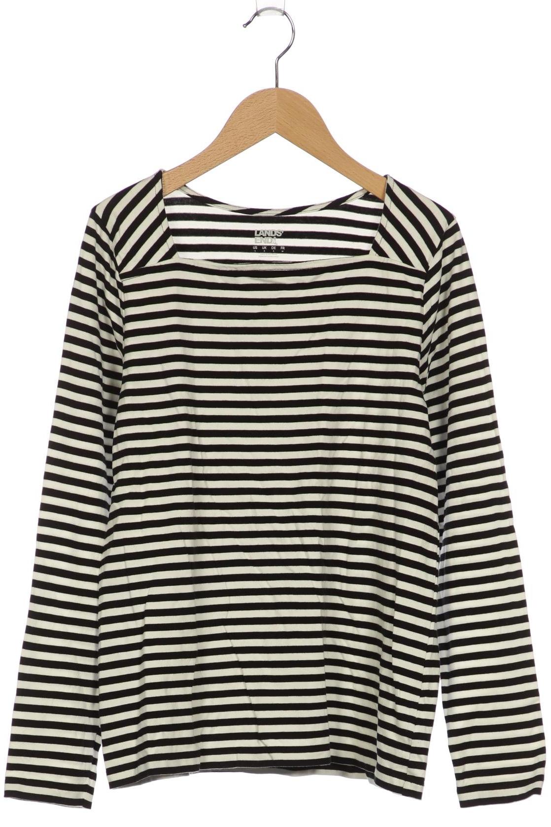

Lands End Damen Langarmshirt, schwarz, Gr. 36