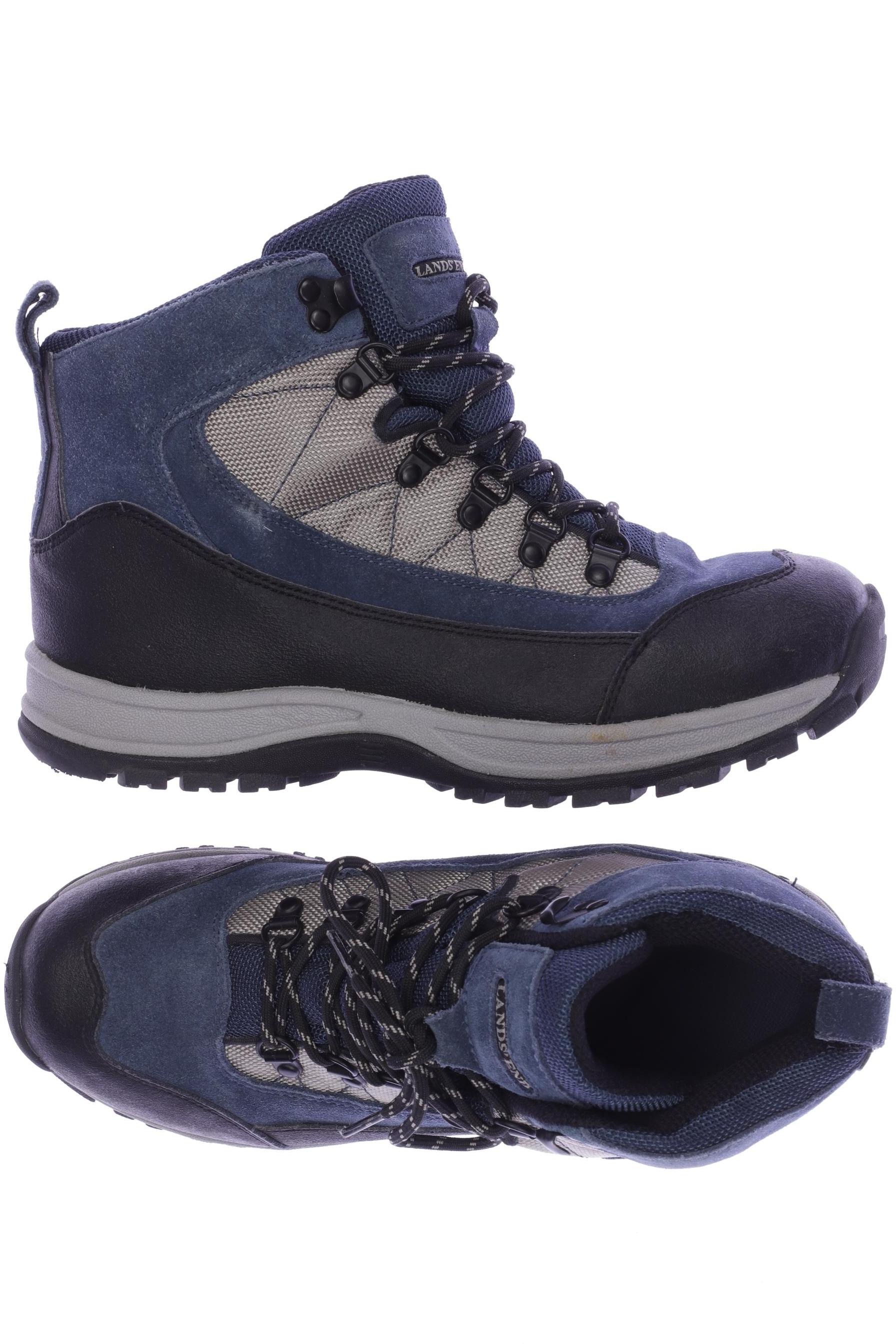 

Lands End Damen Stiefelette, marineblau, Gr. 9