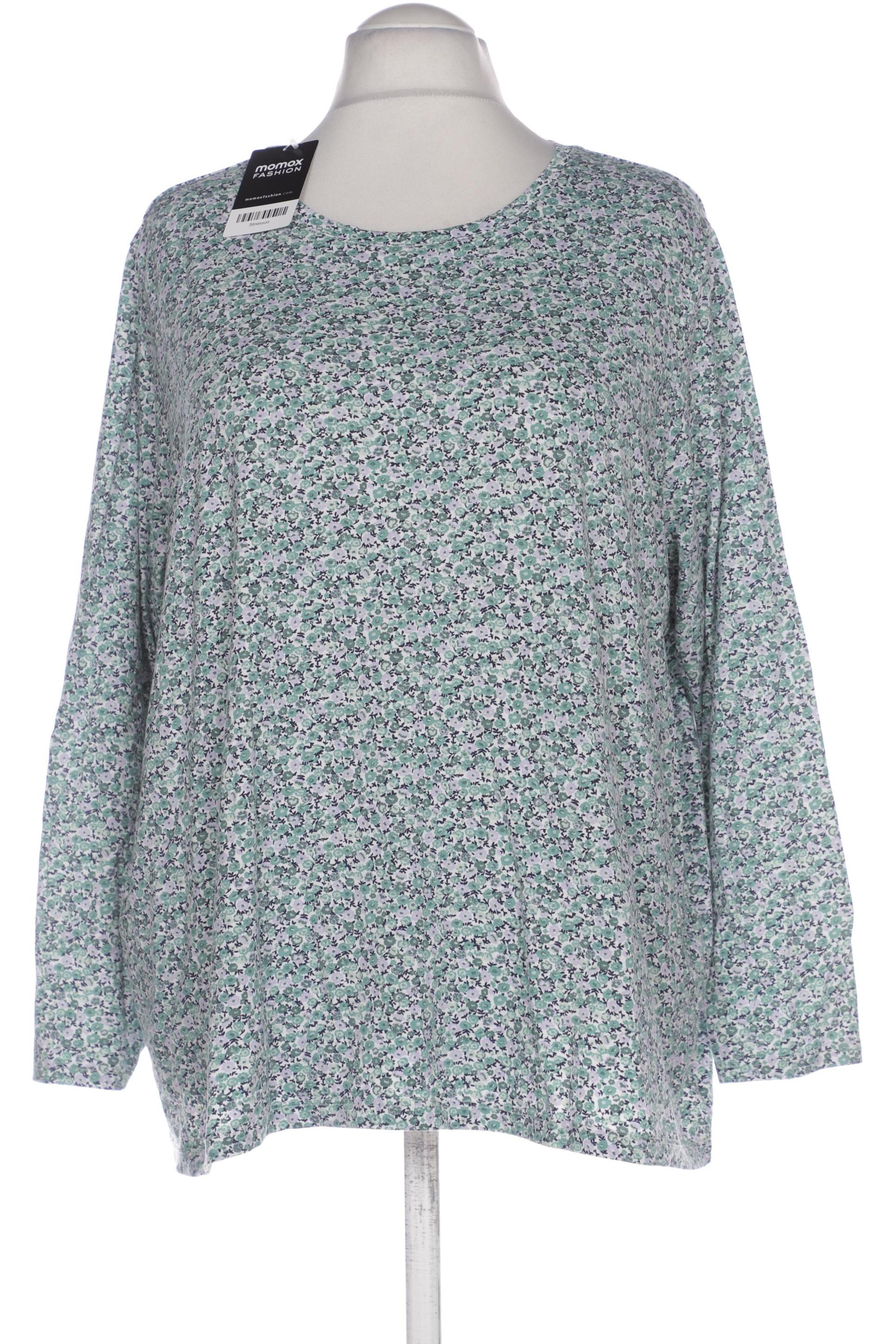 

Lands End Damen Langarmshirt, grün, Gr. 56