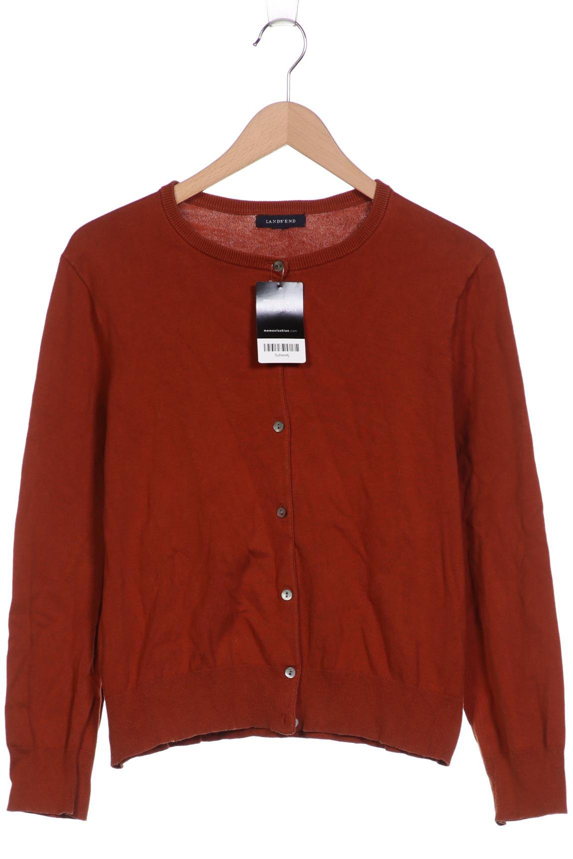 

Lands End Damen Strickjacke, braun, Gr. 42