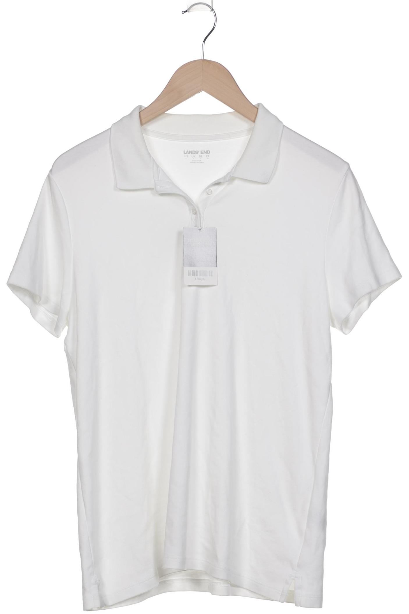 

Lands End Damen Poloshirt, weiß, Gr. 42