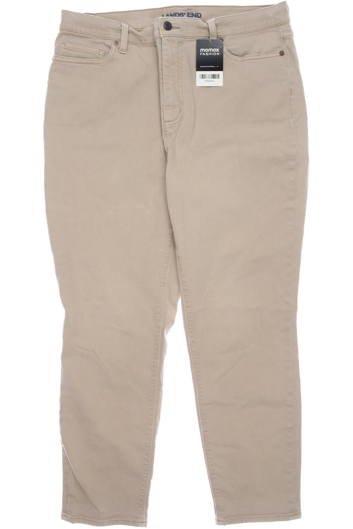 

Lands End Damen Jeans, beige, Gr. 46