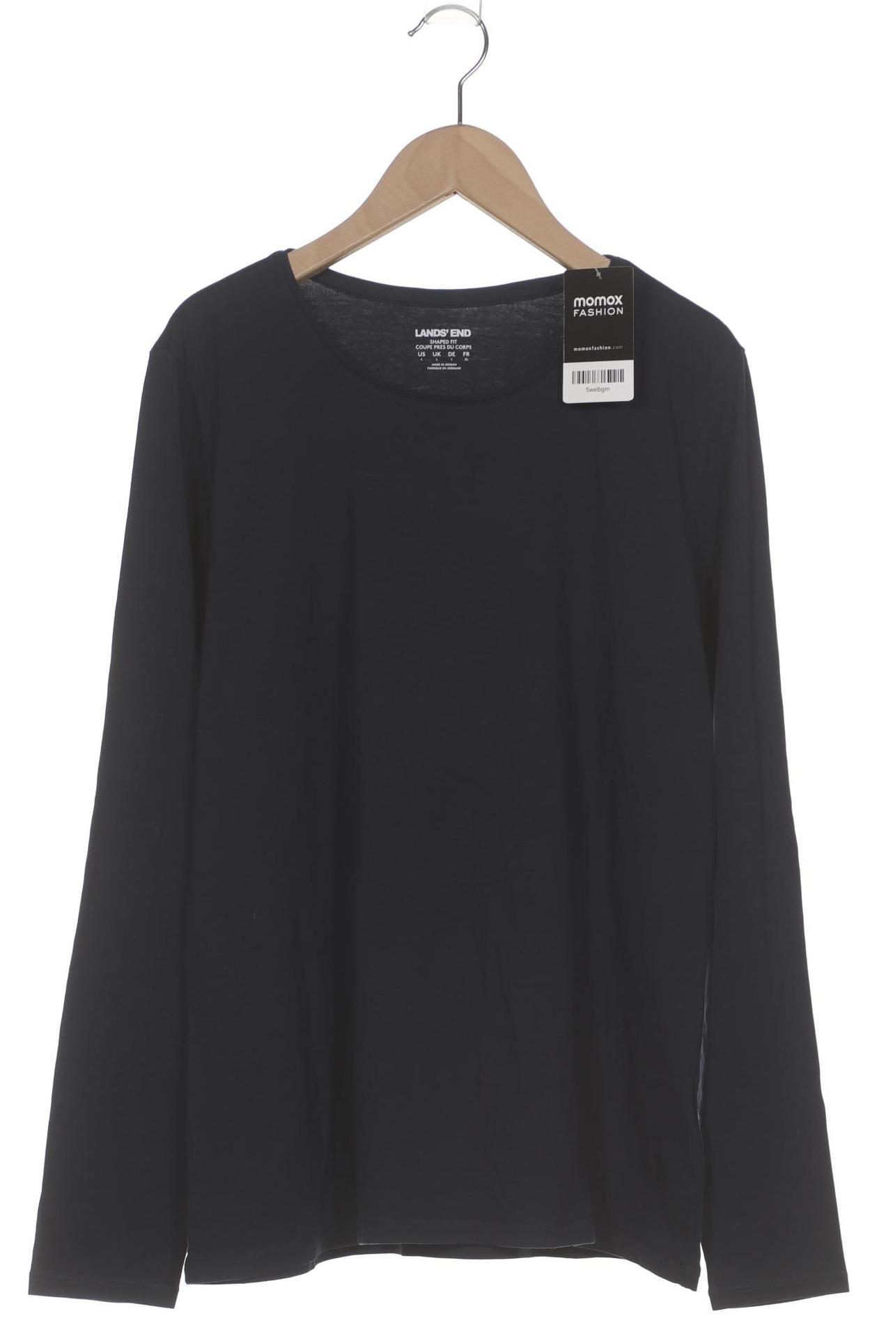 

Lands End Damen Langarmshirt, marineblau, Gr. 42