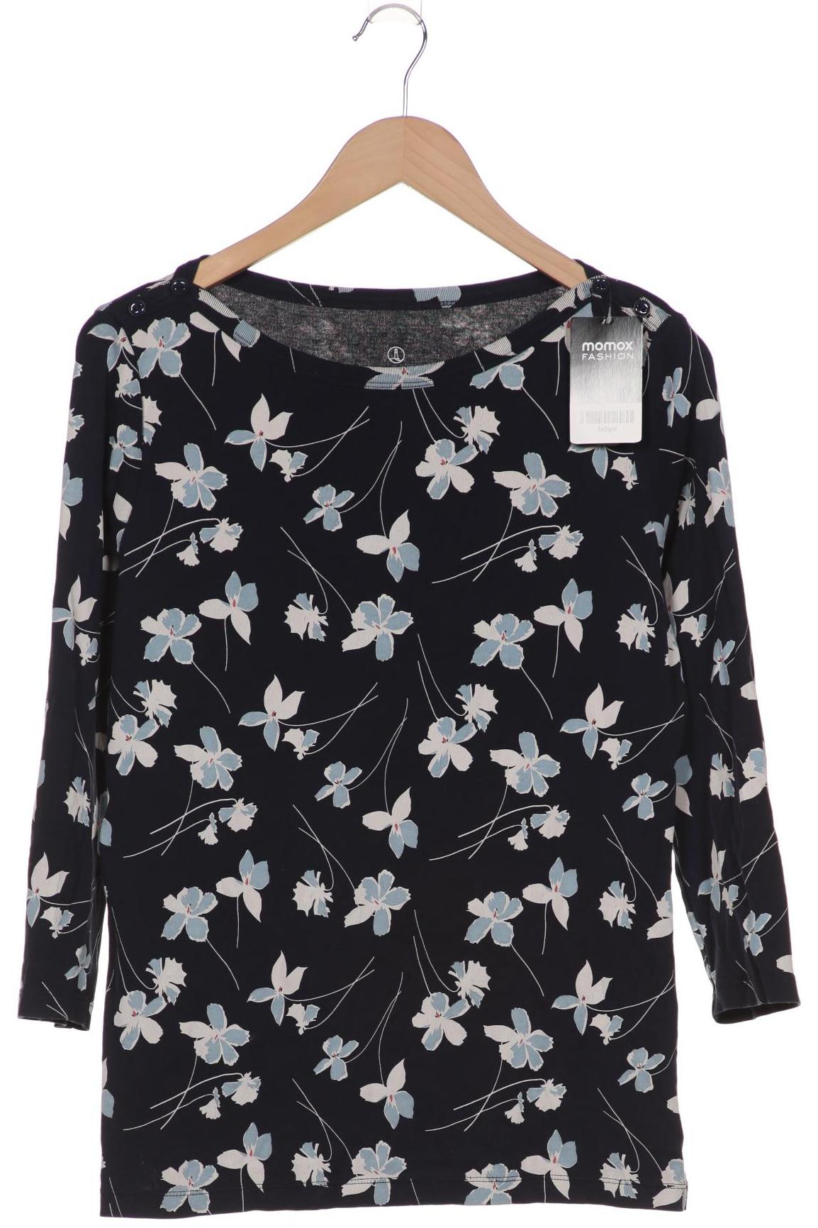 

Lands End Damen Langarmshirt, marineblau, Gr. 38