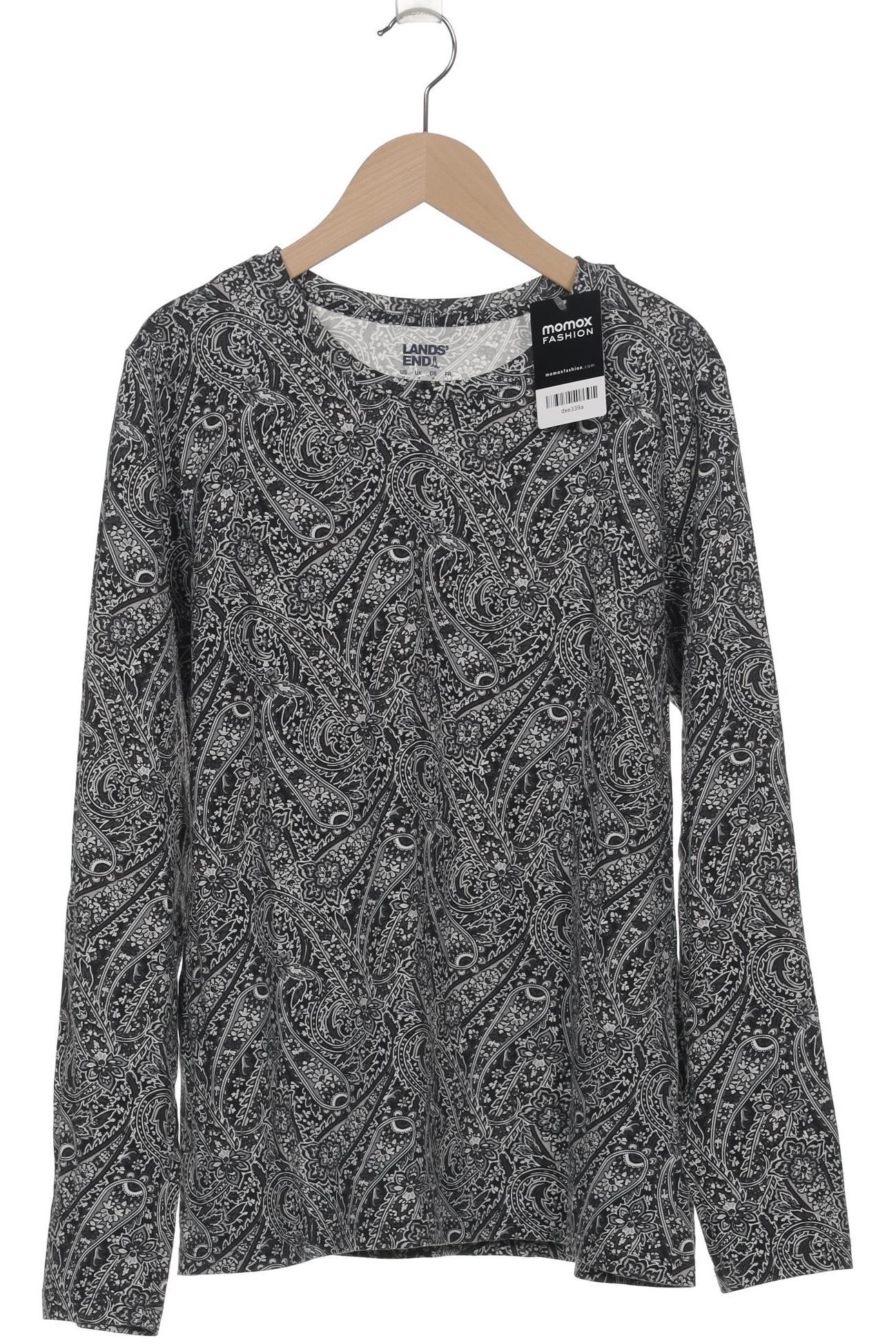 

Lands End Damen Langarmshirt, schwarz, Gr. 38