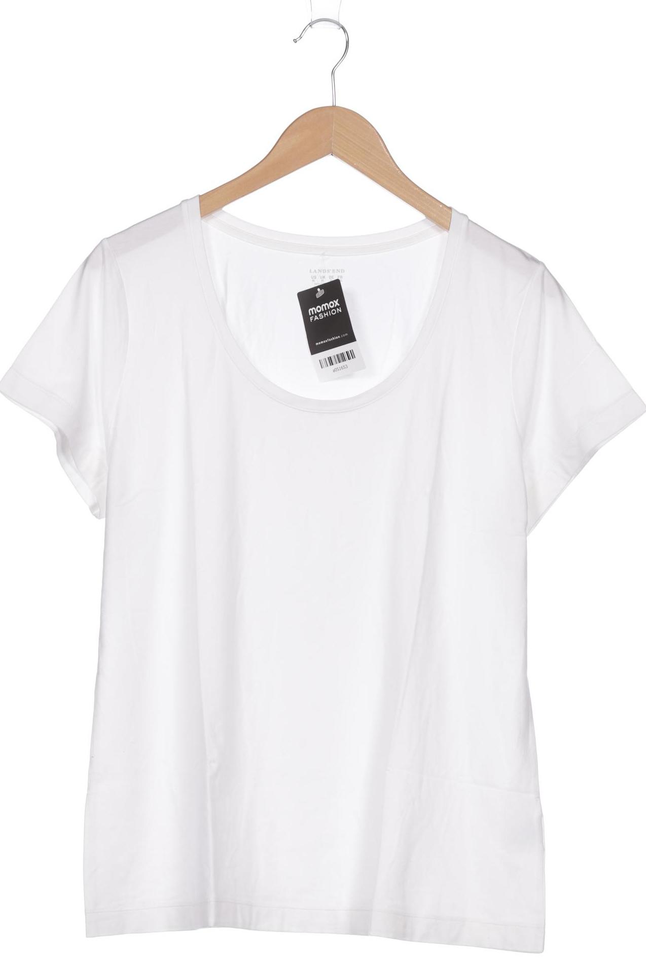 

Lands End Damen T-Shirt, weiß, Gr. 44