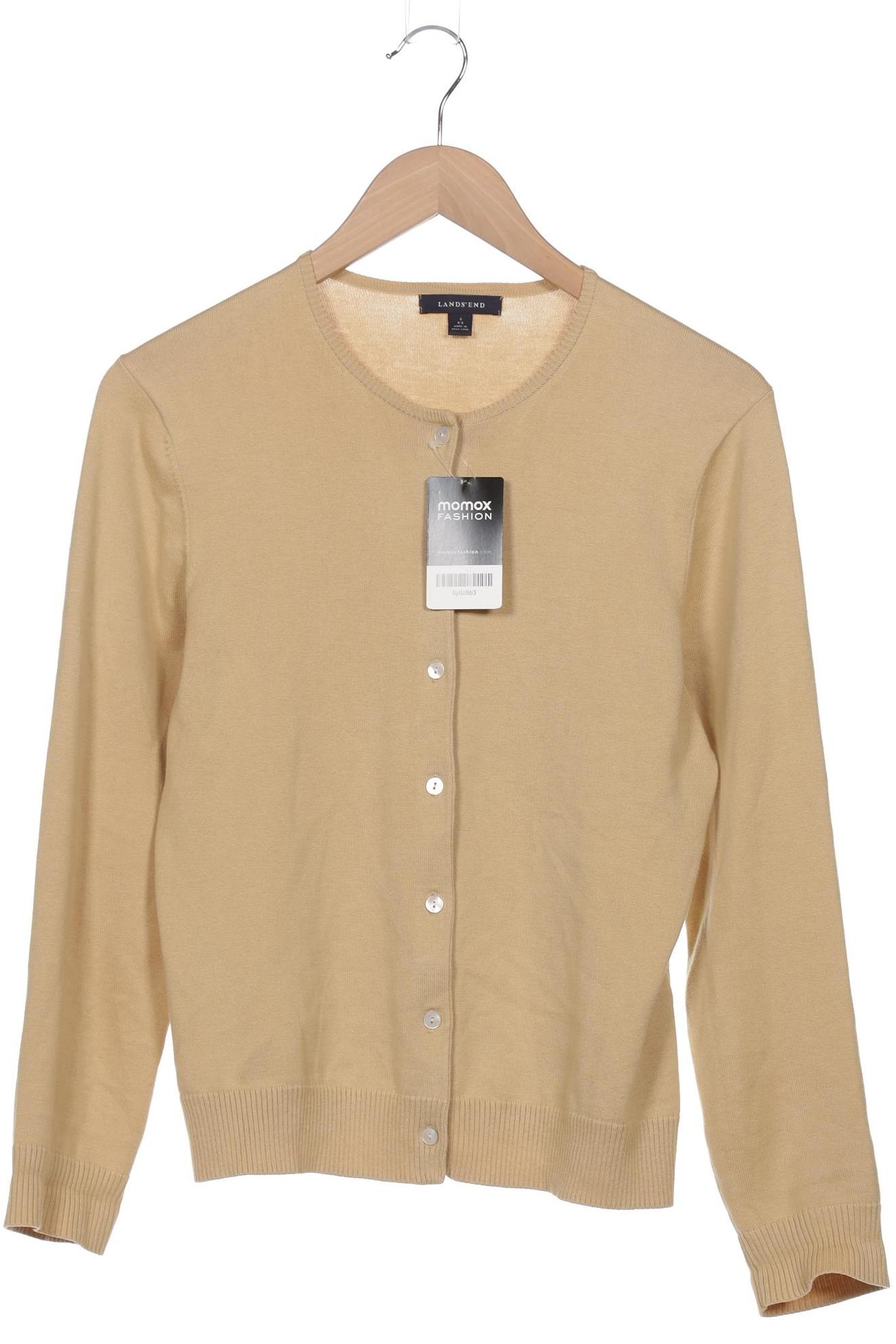 

Lands End Damen Strickjacke, beige, Gr. 36