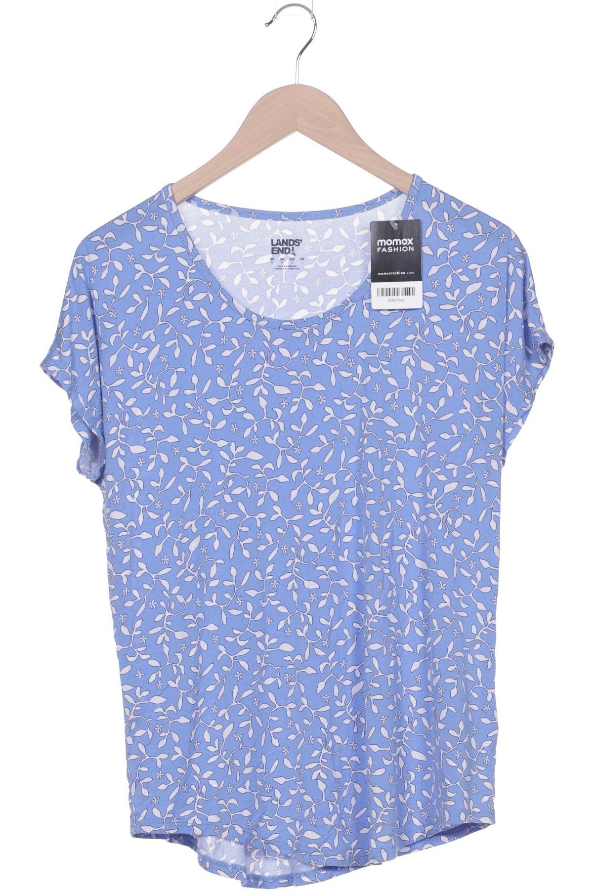 

Lands End Damen T-Shirt, blau, Gr. 38
