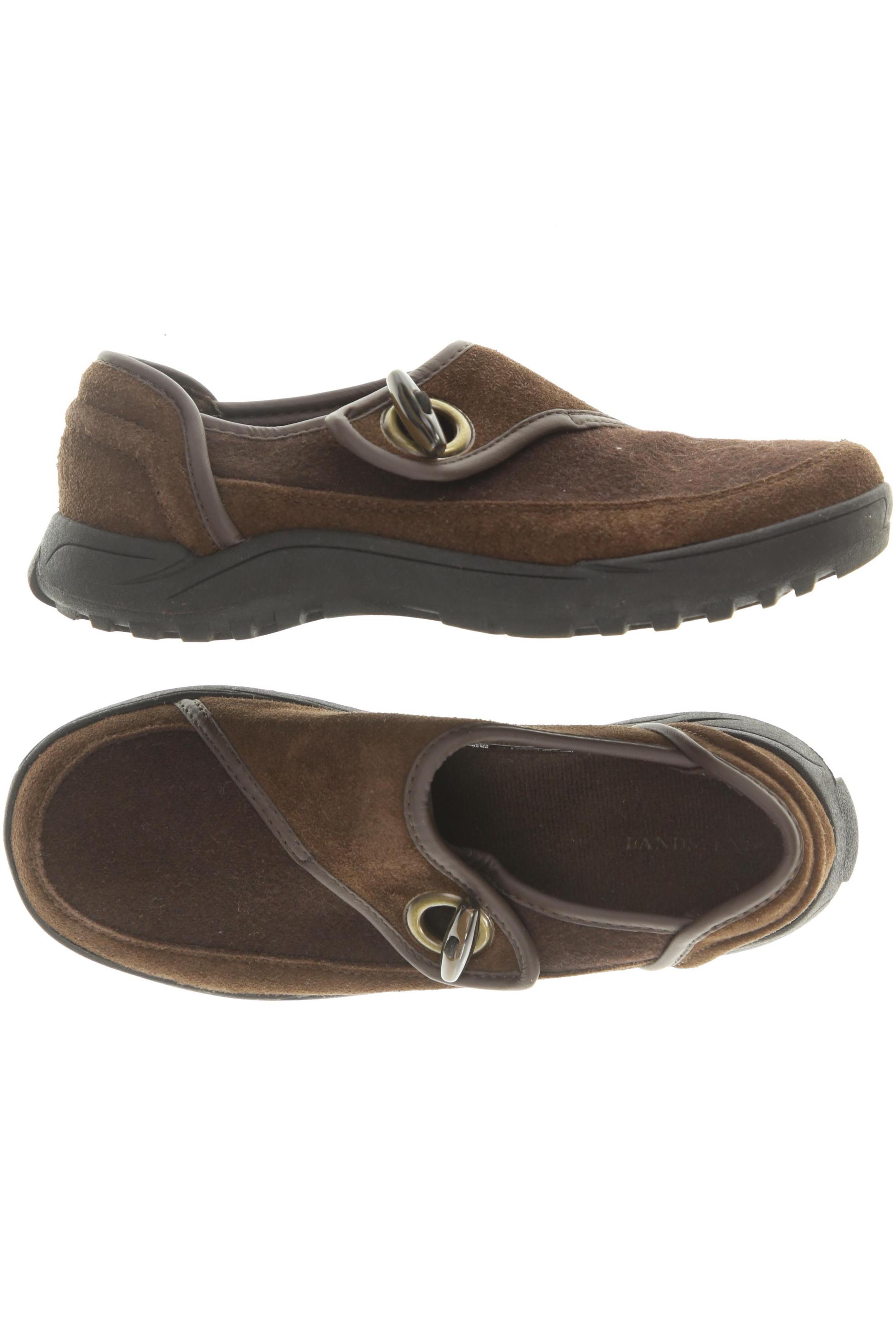 

Lands End Damen Halbschuh, braun, Gr. 36