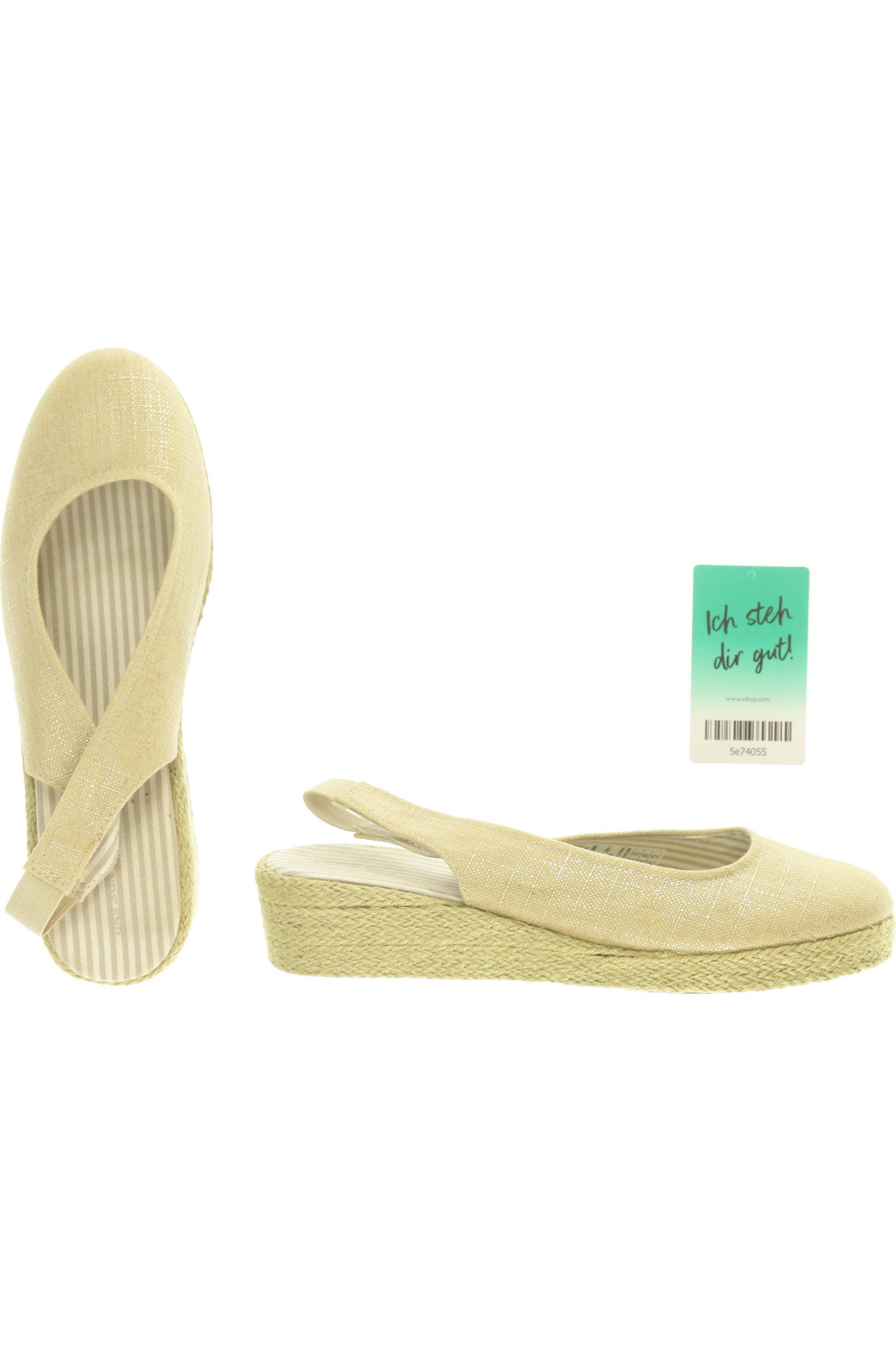

Lands End Damen Sandale, beige, Gr. 39