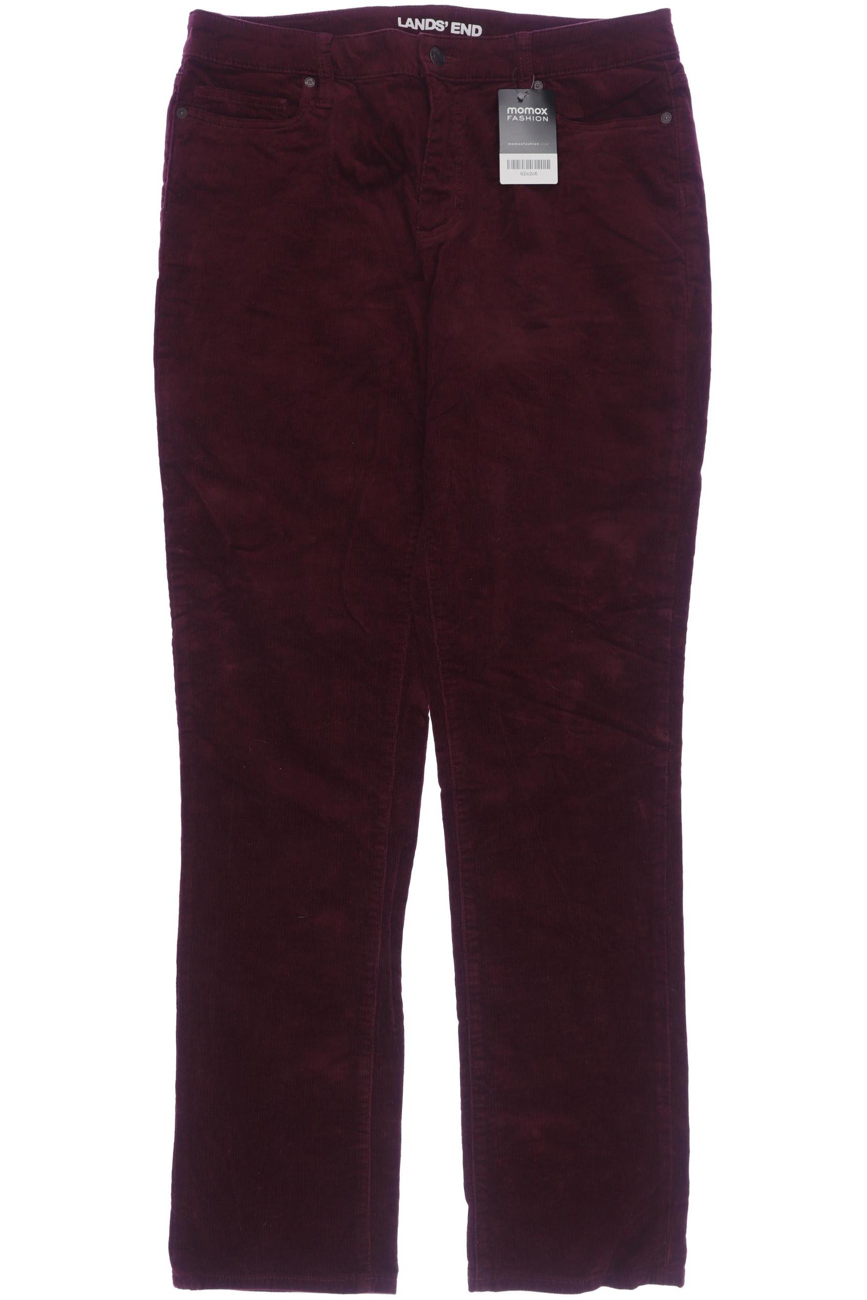 

Lands End Damen Stoffhose, bordeaux, Gr. 42