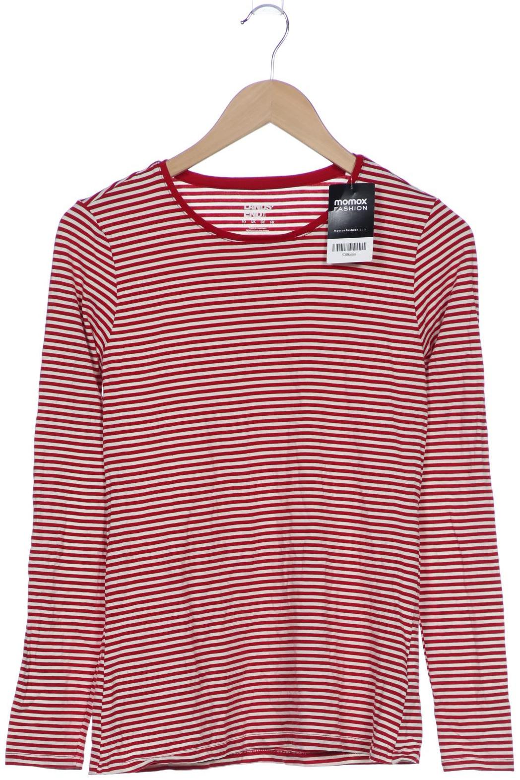 

Lands End Damen Langarmshirt, rot, Gr. 38
