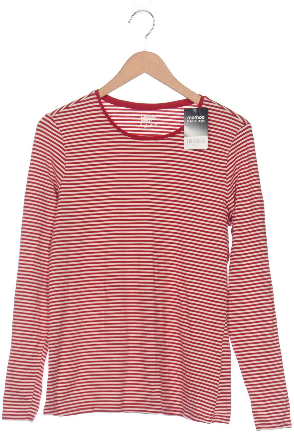 

Lands End Damen Langarmshirt, rot, Gr. 42