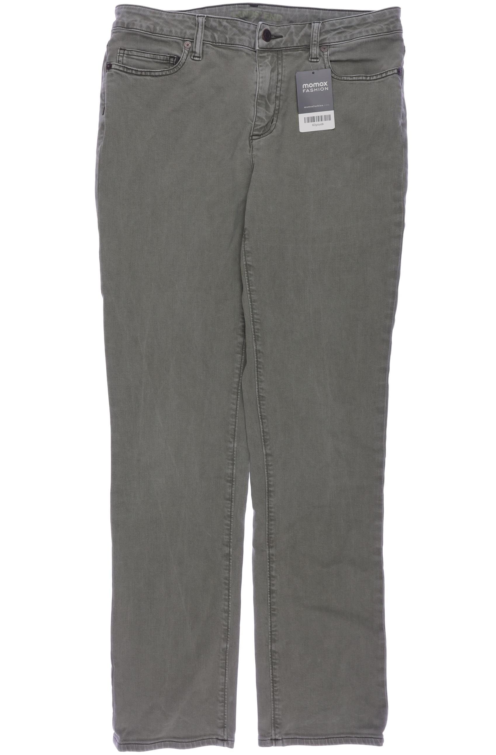 

Lands End Damen Jeans, grün, Gr. 40