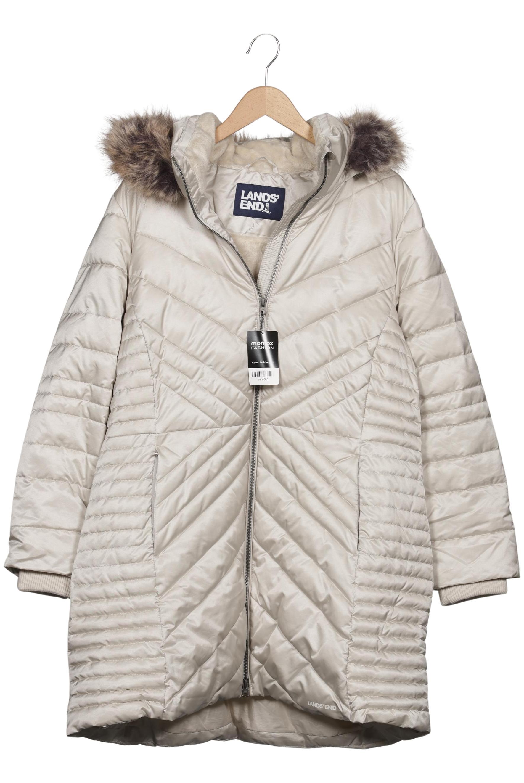 

Lands End Damen Mantel, beige, Gr. 42