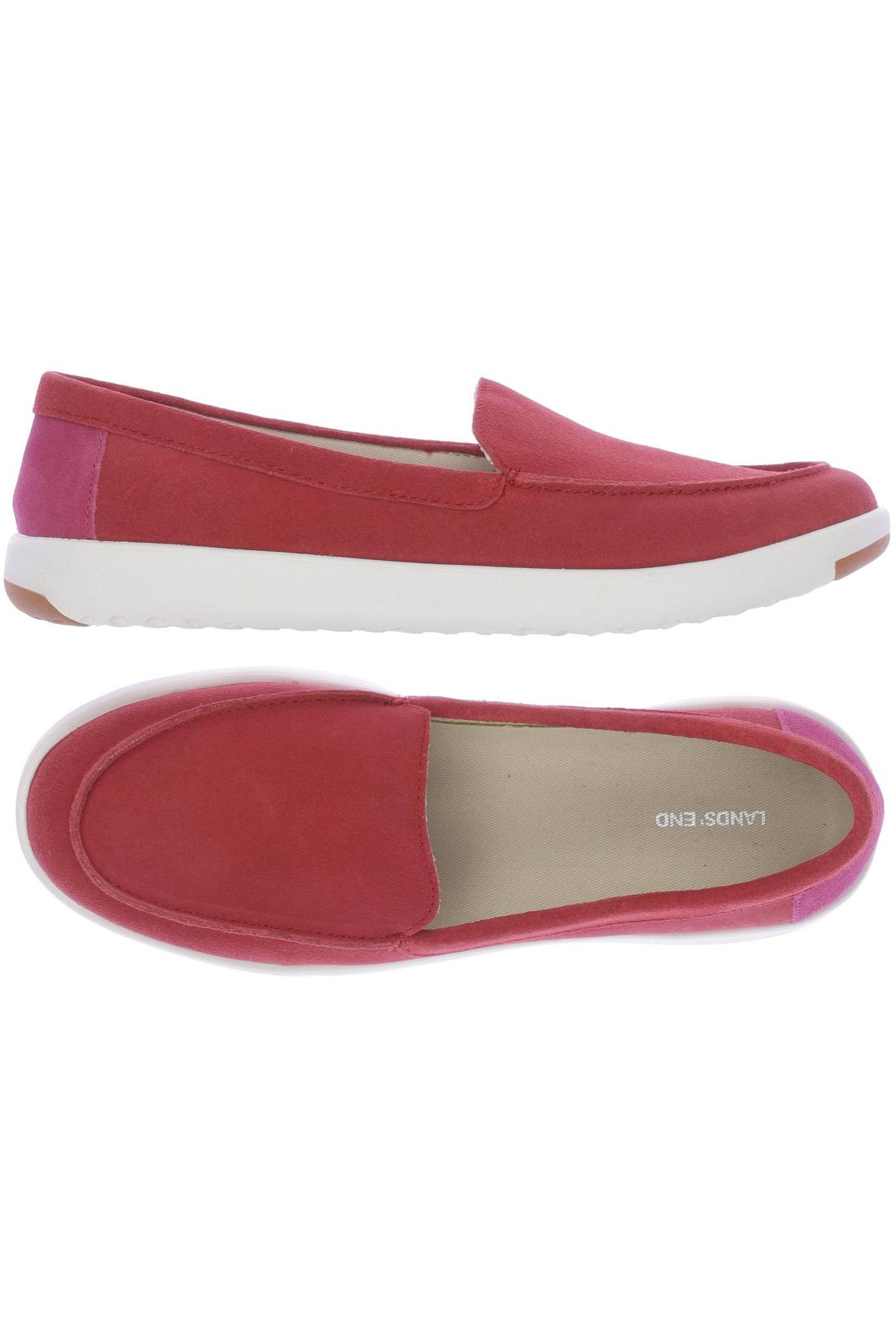 

Lands End Damen Halbschuh, rot, Gr. 39