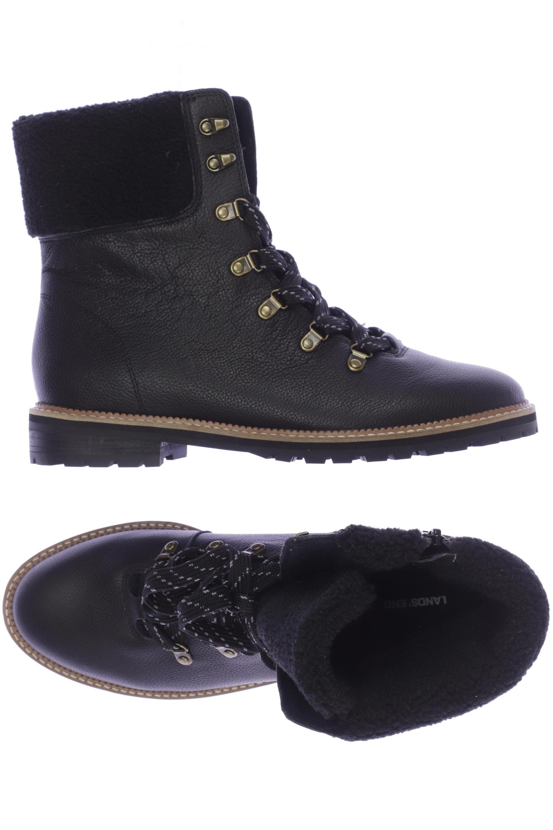 

Lands End Damen Stiefelette, schwarz, Gr. 39