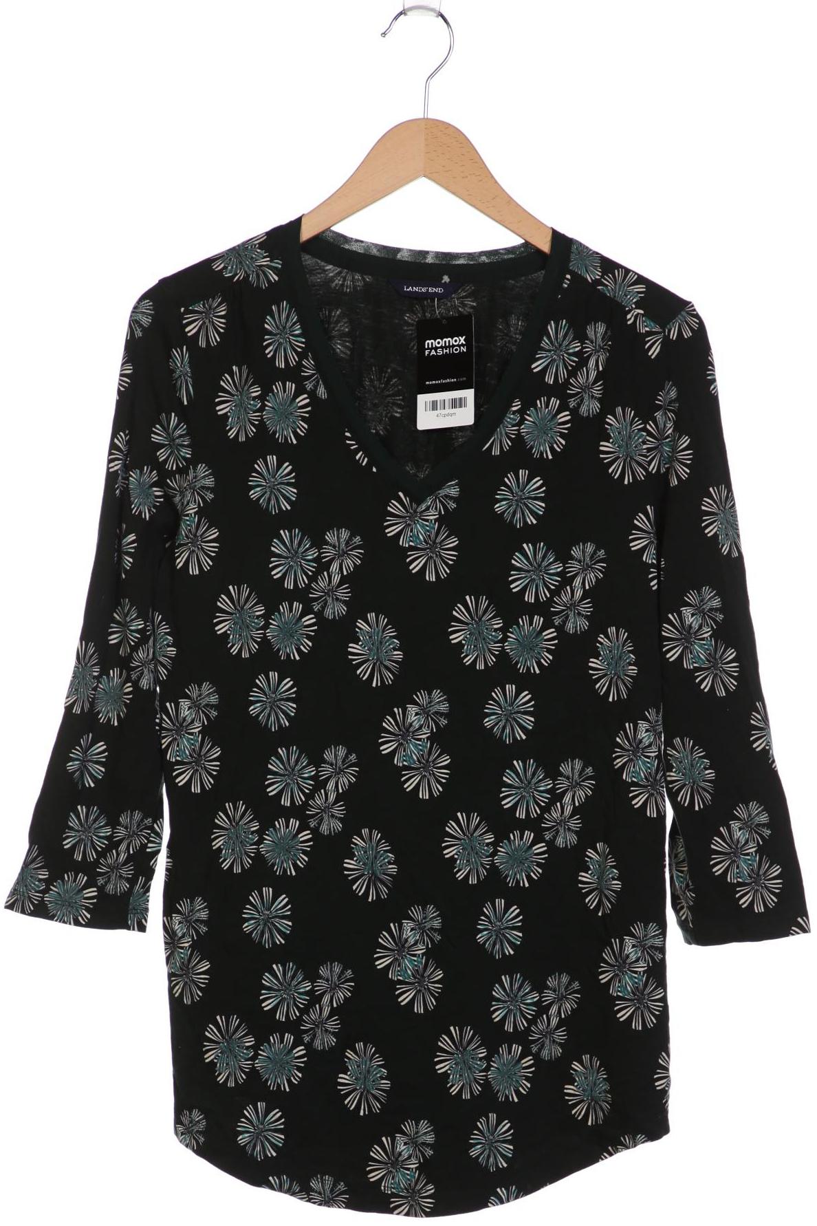 

Lands End Damen Langarmshirt, grün, Gr. 38