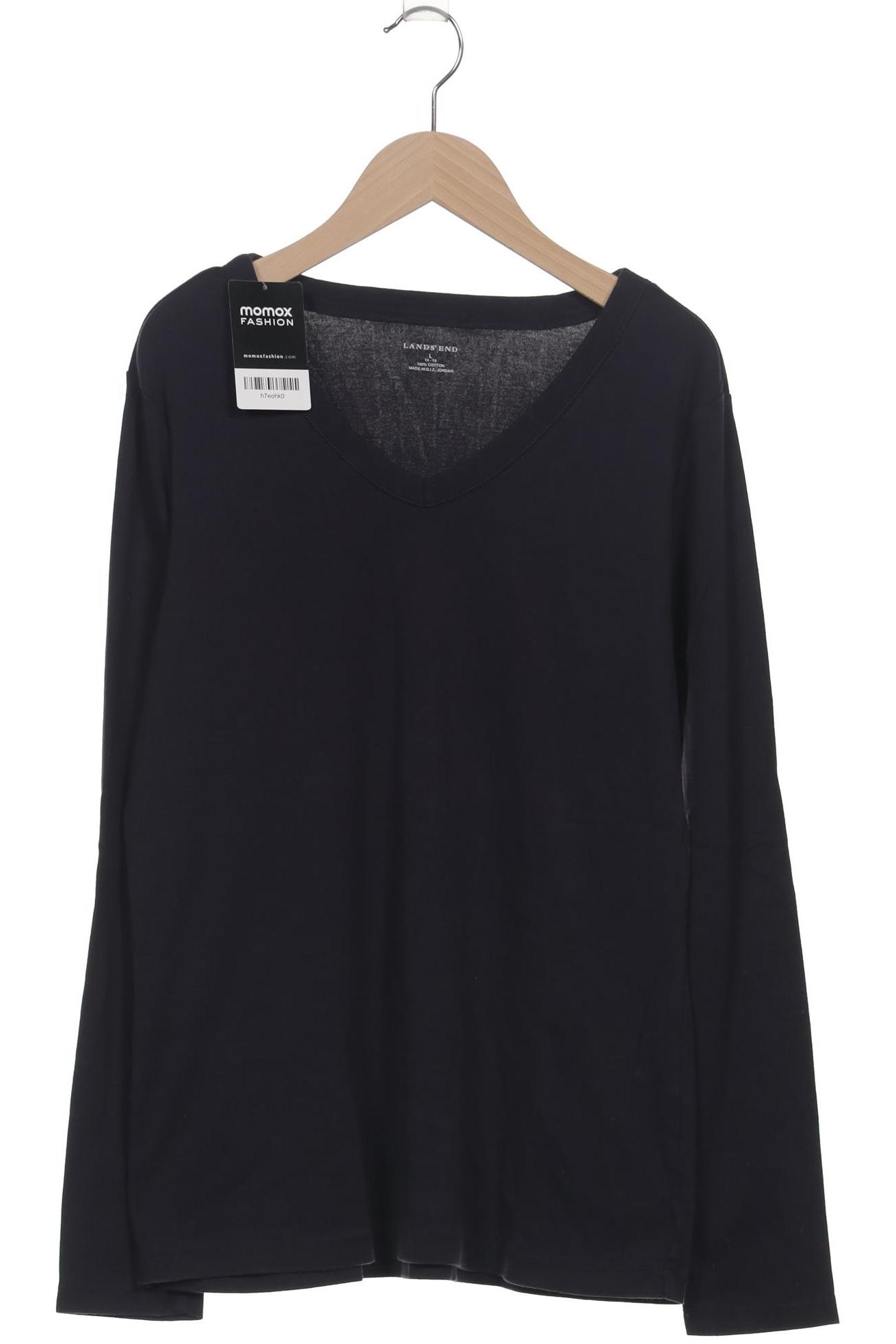 

Lands End Damen Langarmshirt, marineblau, Gr. 42