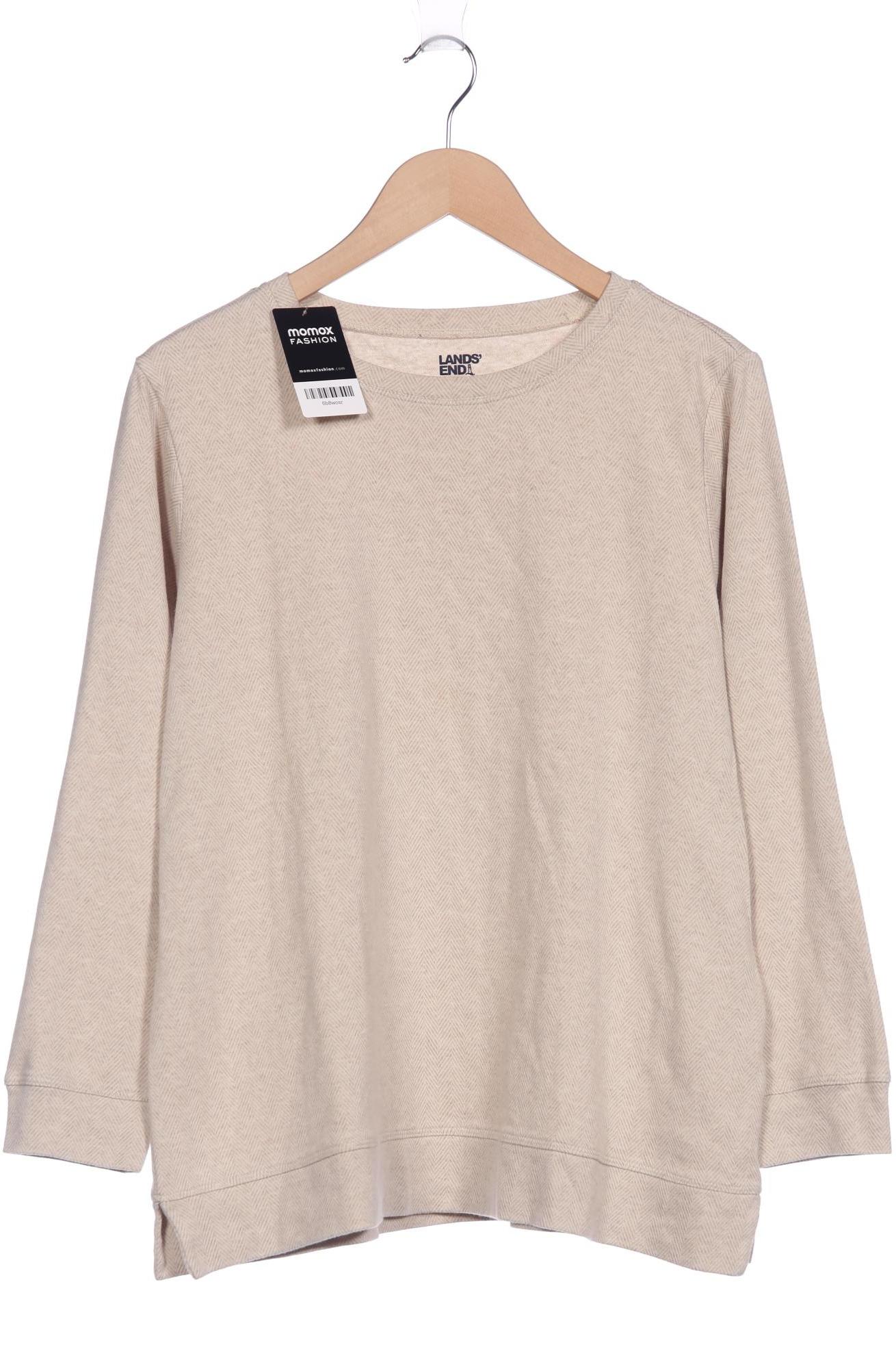 

Lands End Damen Sweatshirt, beige, Gr. 42