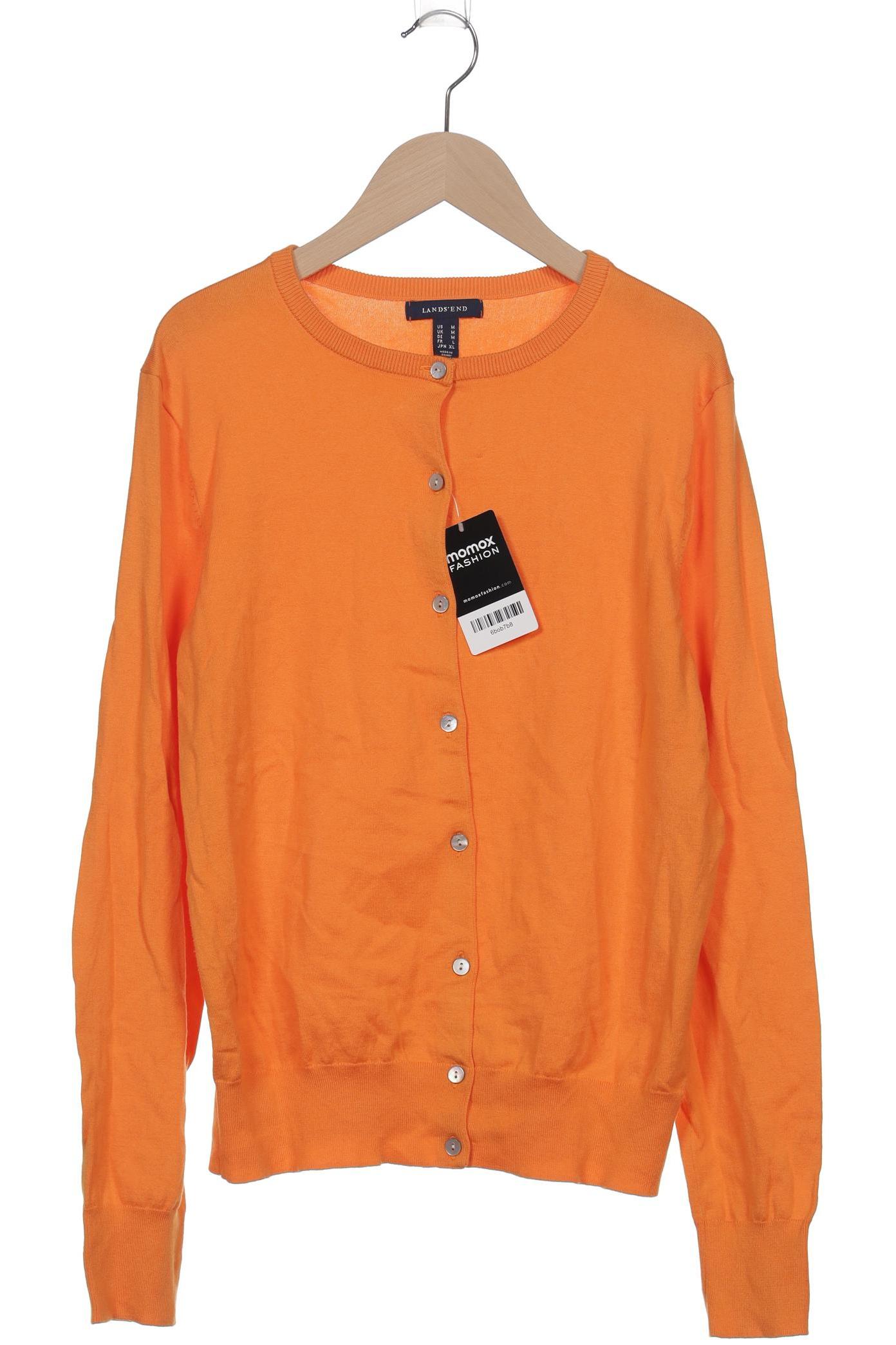 

Lands End Damen Strickjacke, orange, Gr. 38