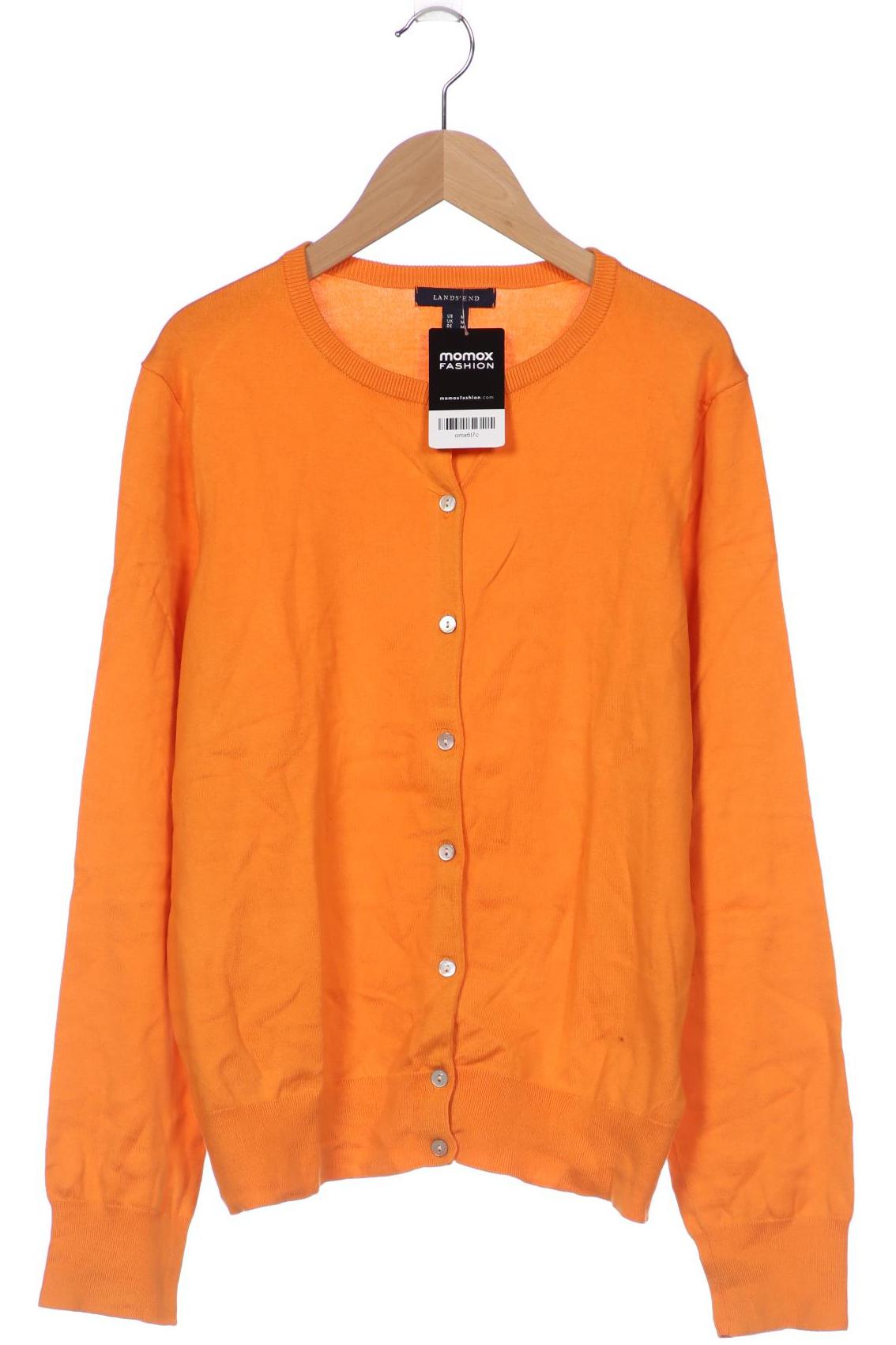 

Lands End Damen Strickjacke, orange