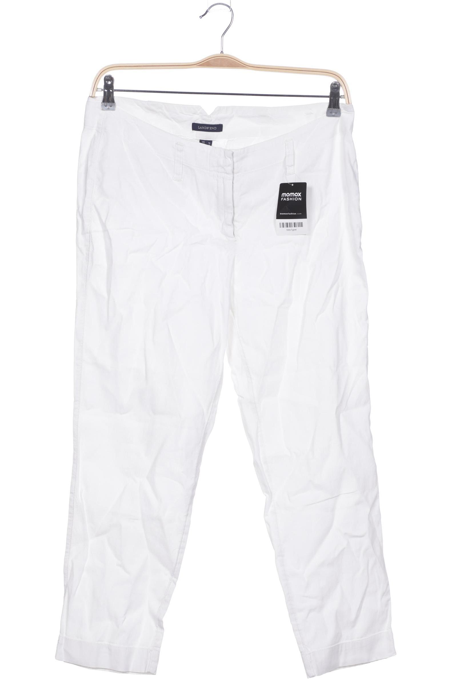 

Lands End Damen Stoffhose, weiß, Gr. 40