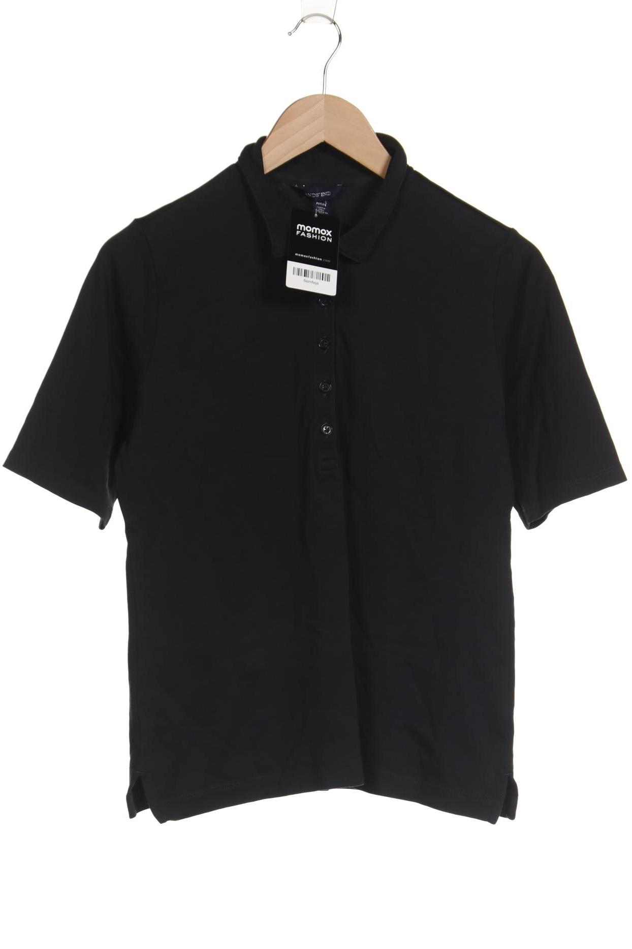 

Lands End Damen Poloshirt, schwarz, Gr. 38