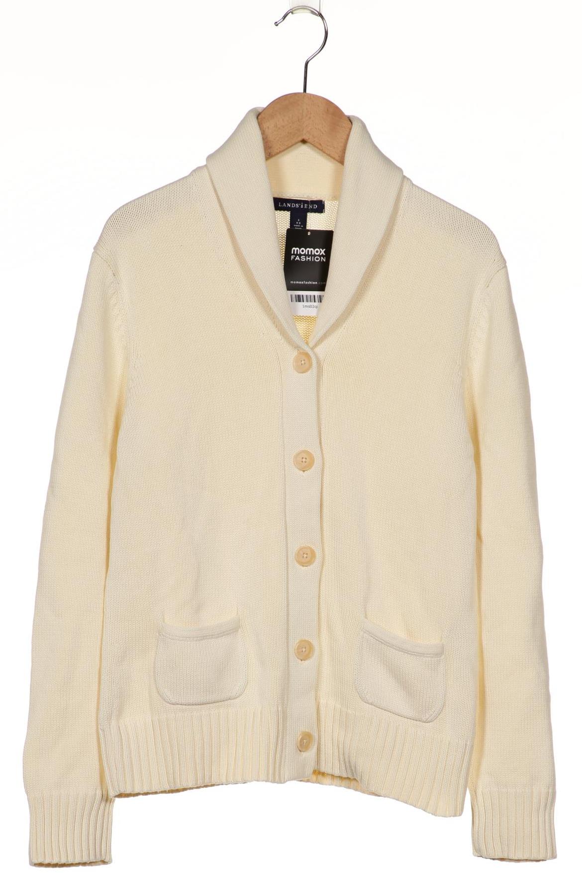 

Lands´End Damen Strickjacke, cremeweiß
