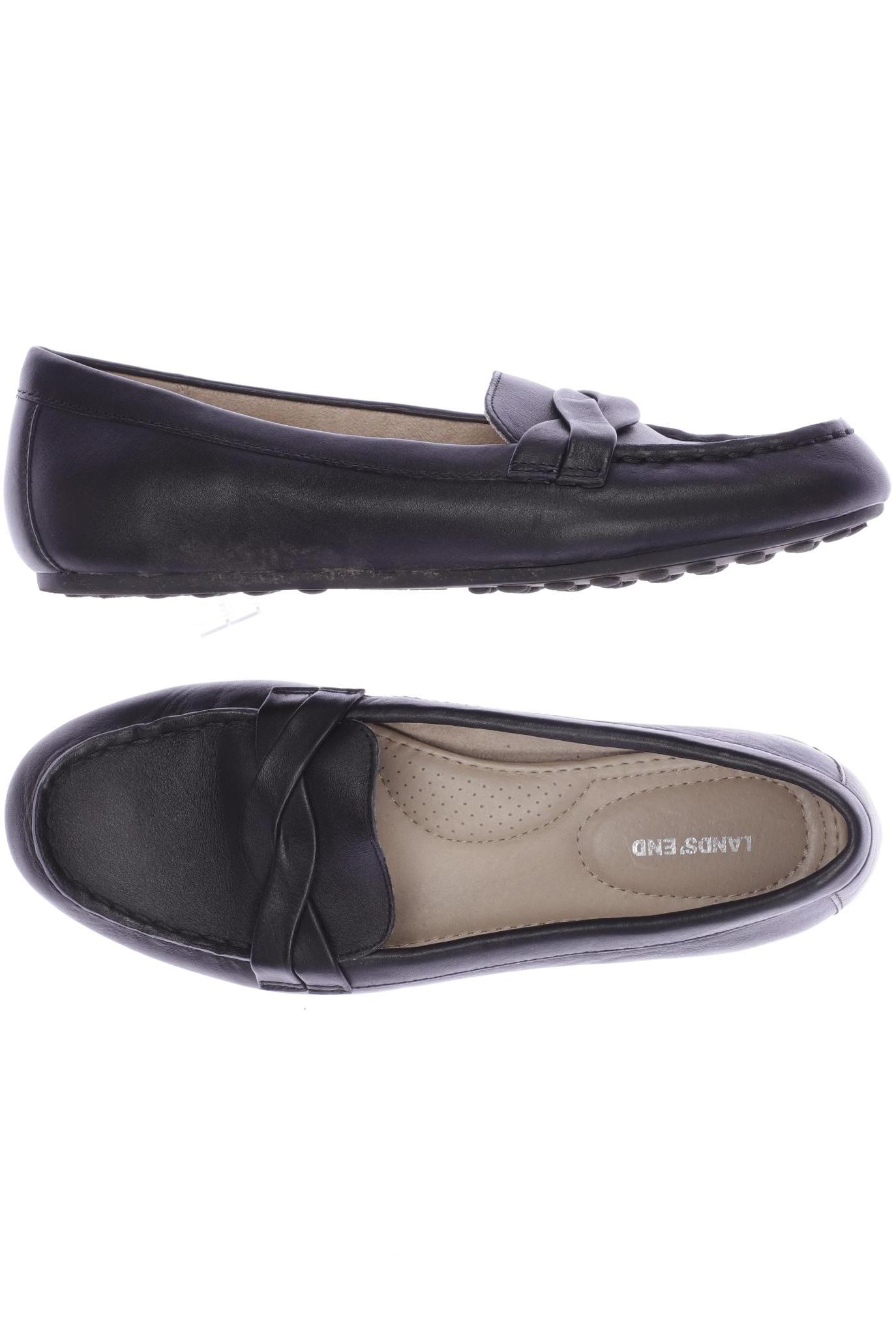 

Lands´End Damen Halbschuh, schwarz