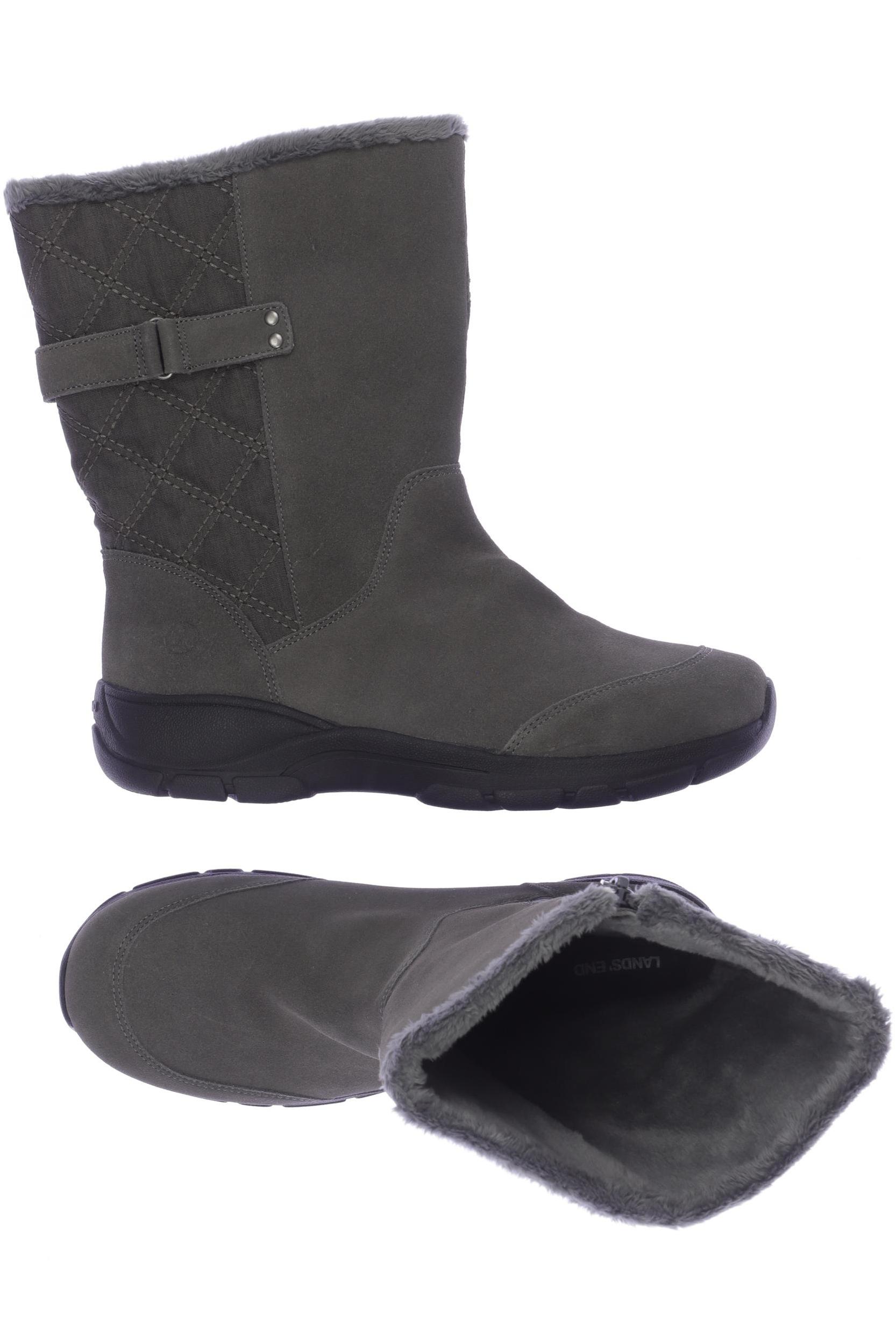 

Lands End Damen Stiefel, grau, Gr. 40