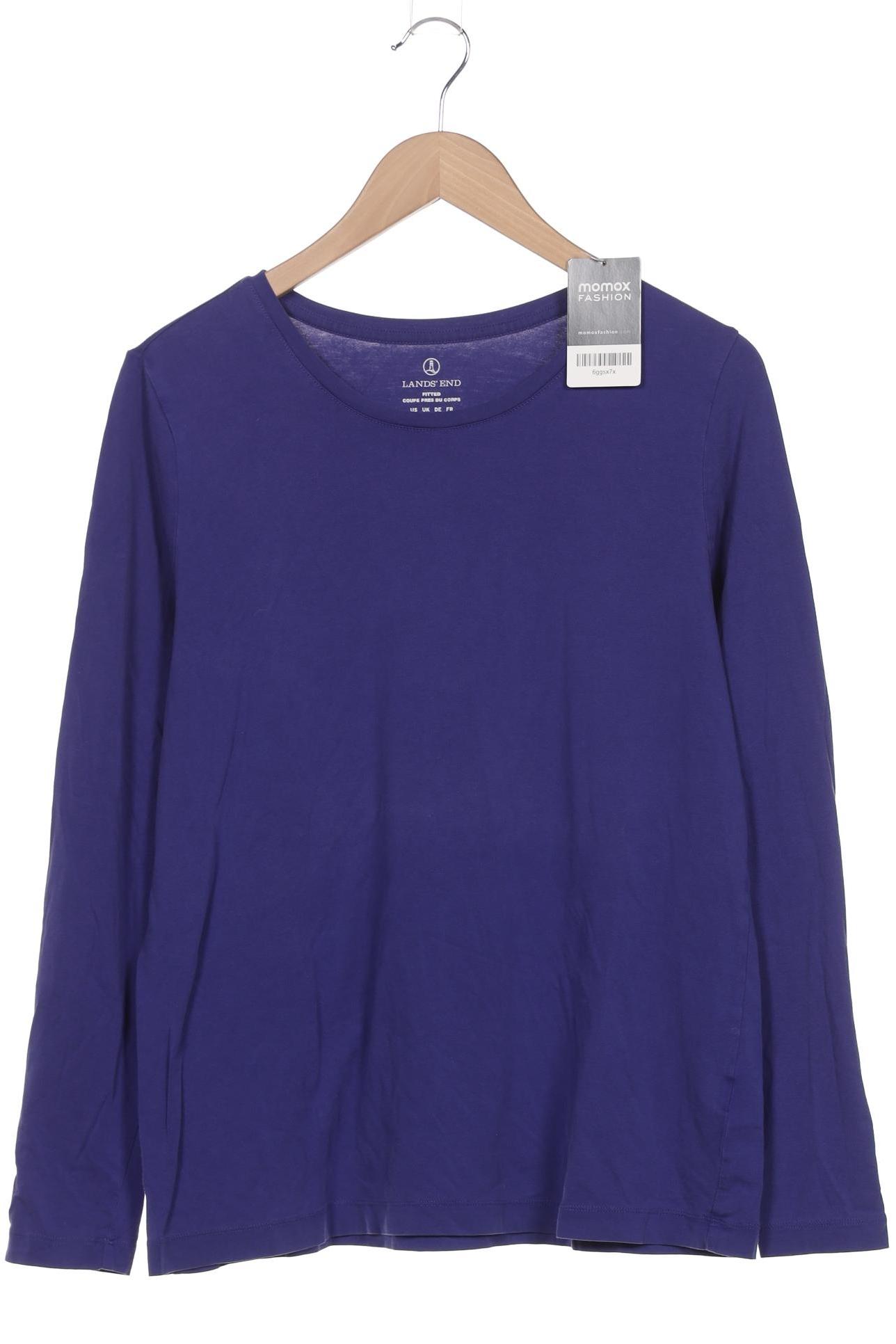 

Lands End Damen Langarmshirt, flieder, Gr. 44