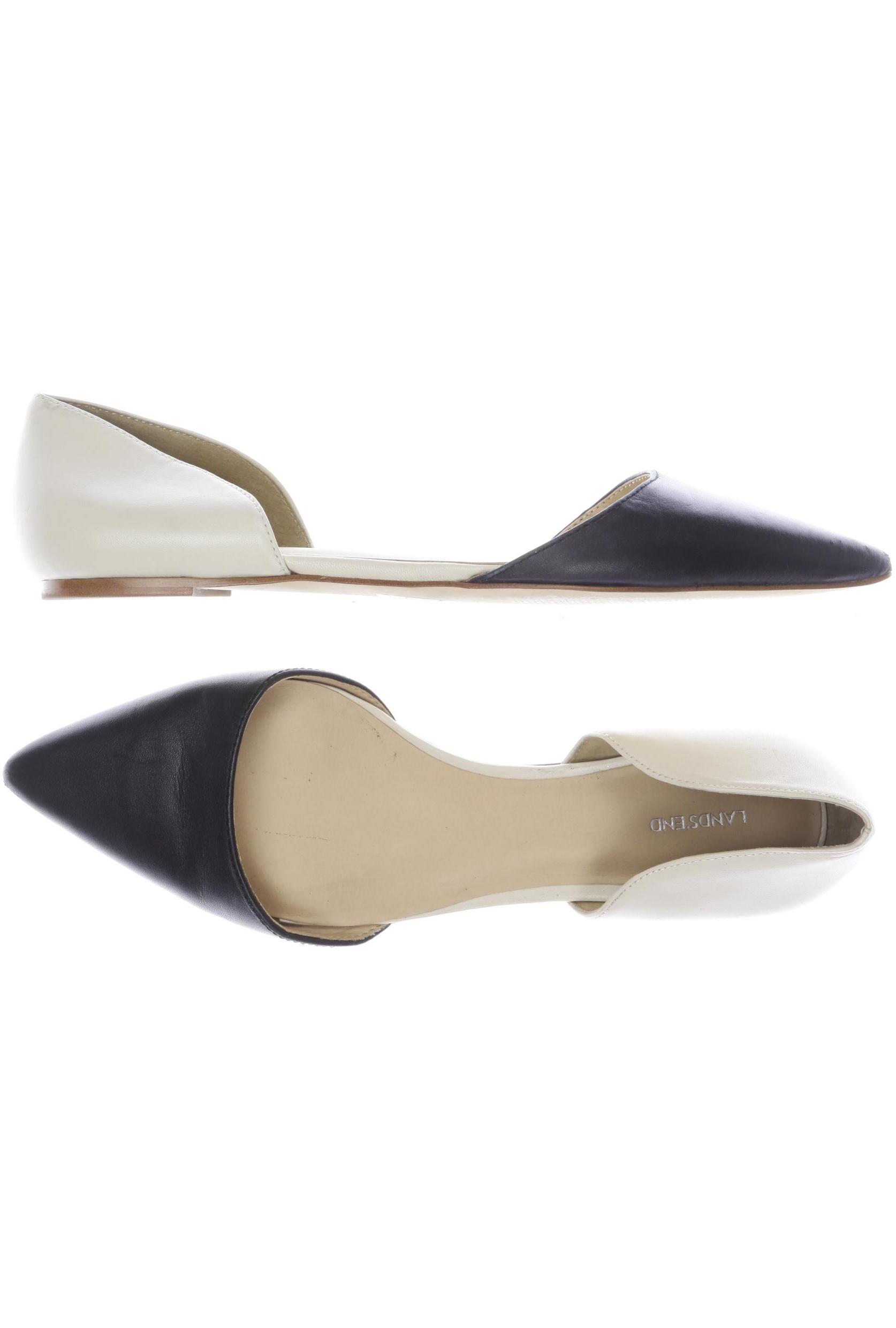 

Lands End Damen Ballerinas, schwarz, Gr. 38.5