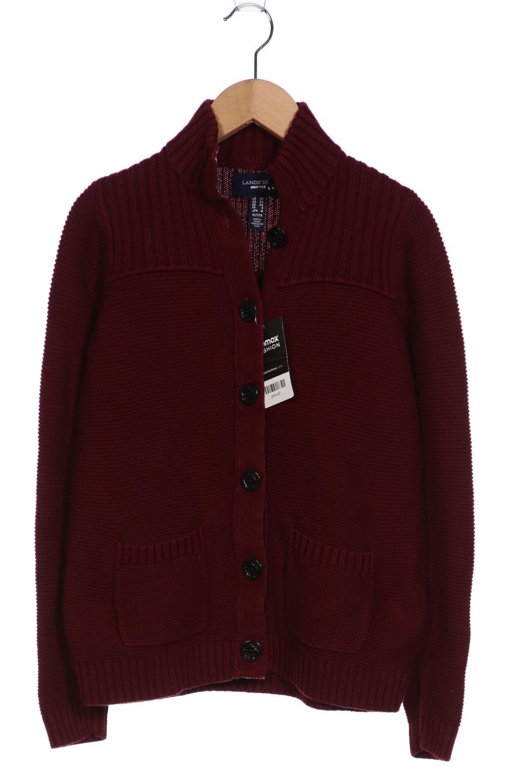 

Lands End Damen Strickjacke, bordeaux, Gr. 34