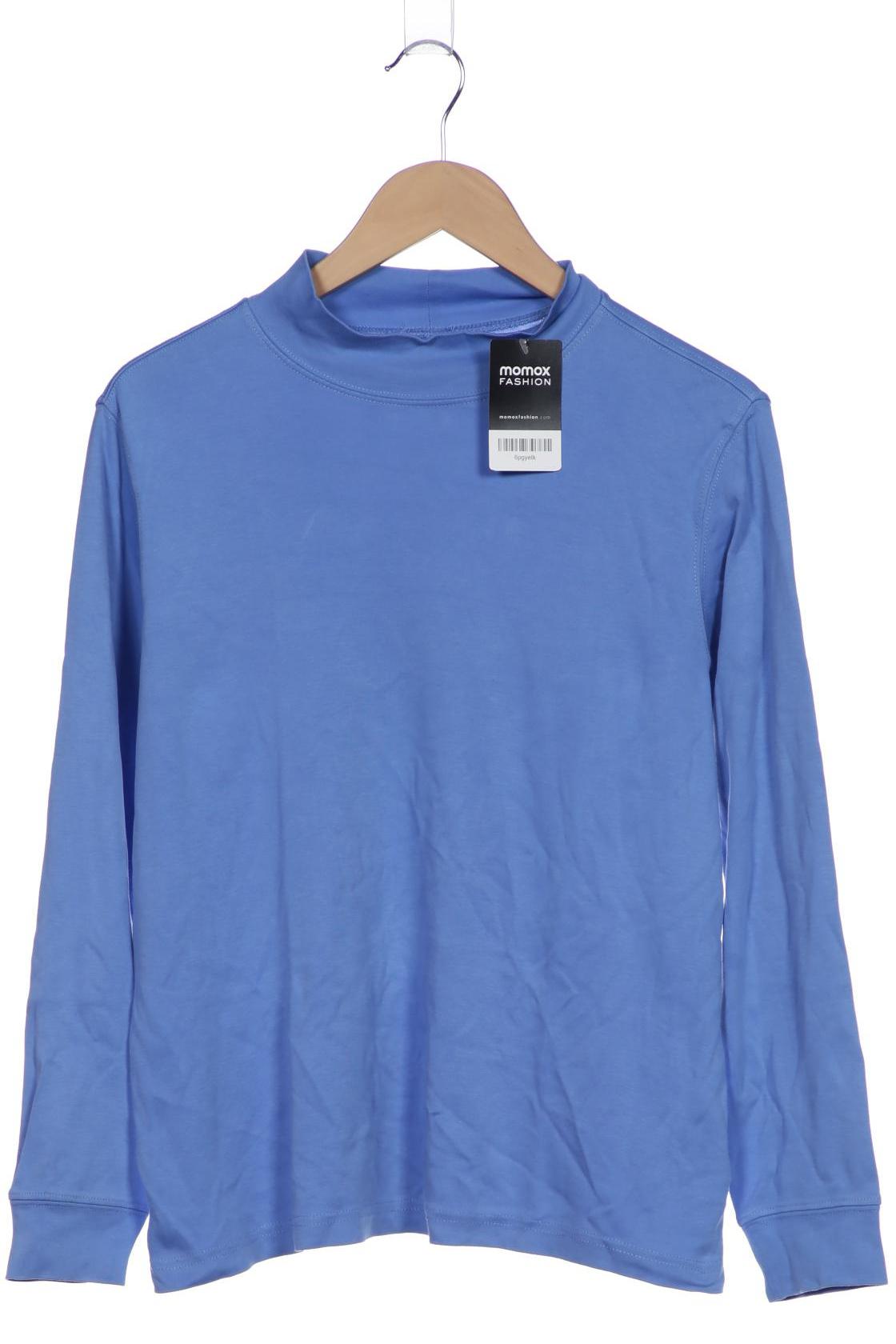 

Lands End Damen Langarmshirt, blau, Gr. 38