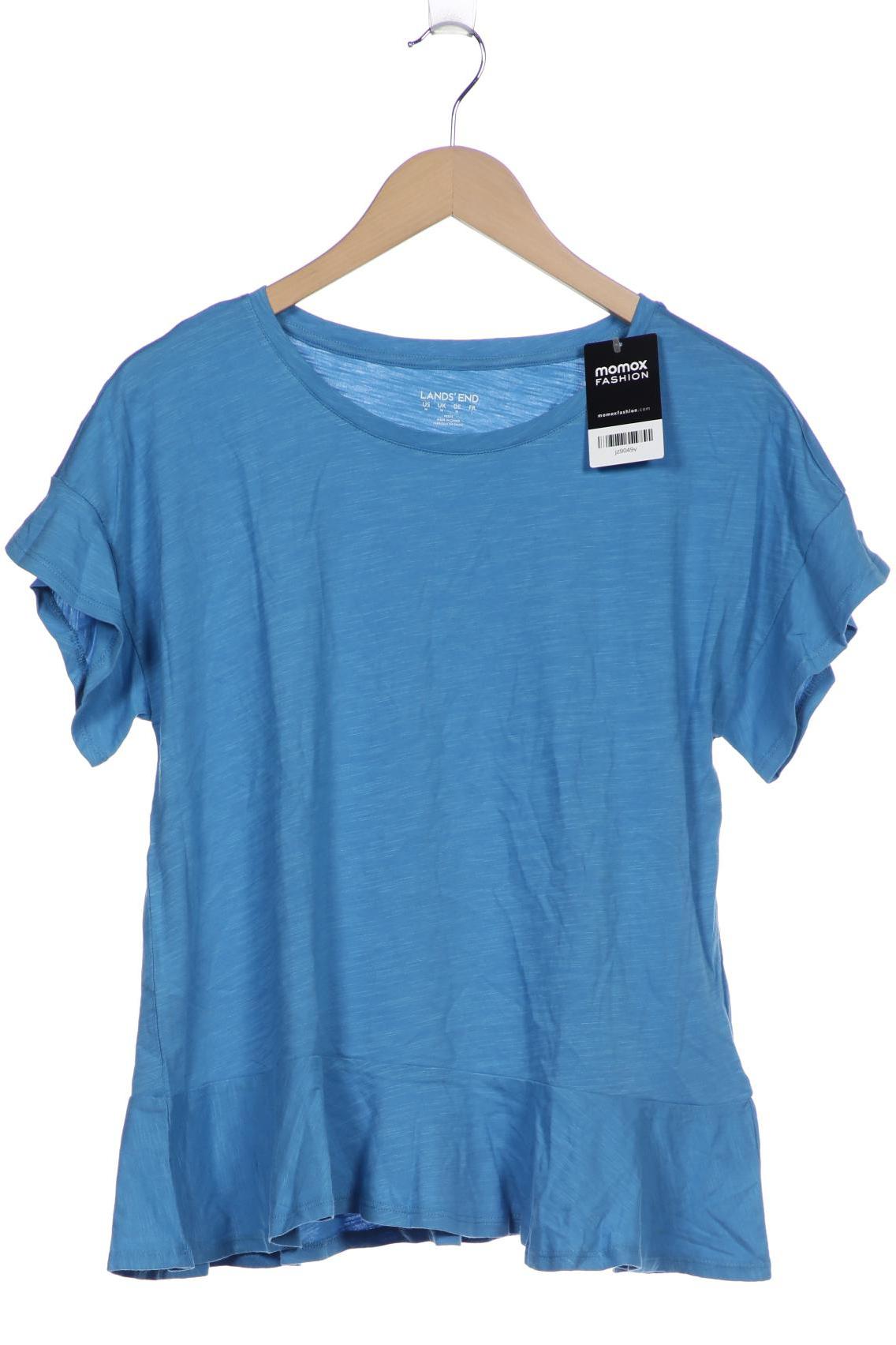 

Lands End Damen T-Shirt, blau, Gr. 38