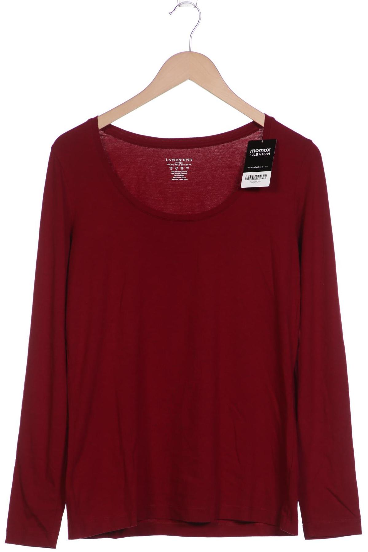 

Lands´End Damen Langarmshirt, bordeaux