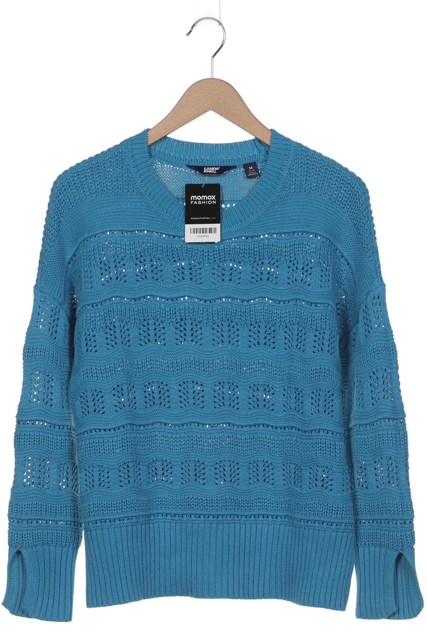 

Lands End Damen Pullover, blau, Gr. 38