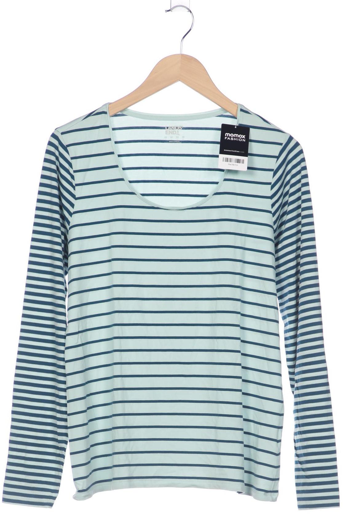 

Lands End Damen Langarmshirt, türkis, Gr. 42