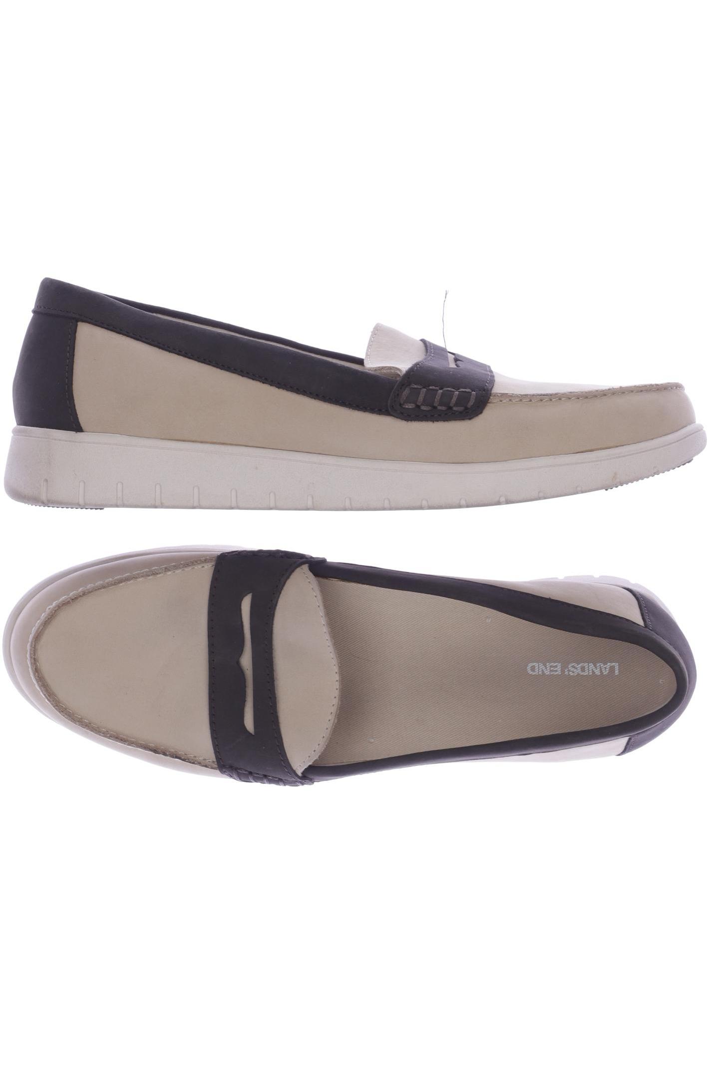 

Lands´End Damen Halbschuh, beige
