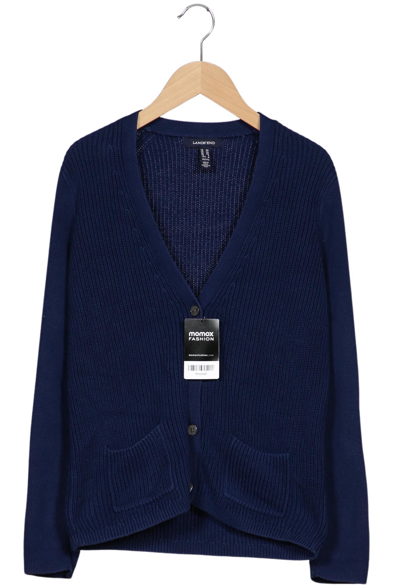 

Lands End Damen Strickjacke, marineblau, Gr. 34