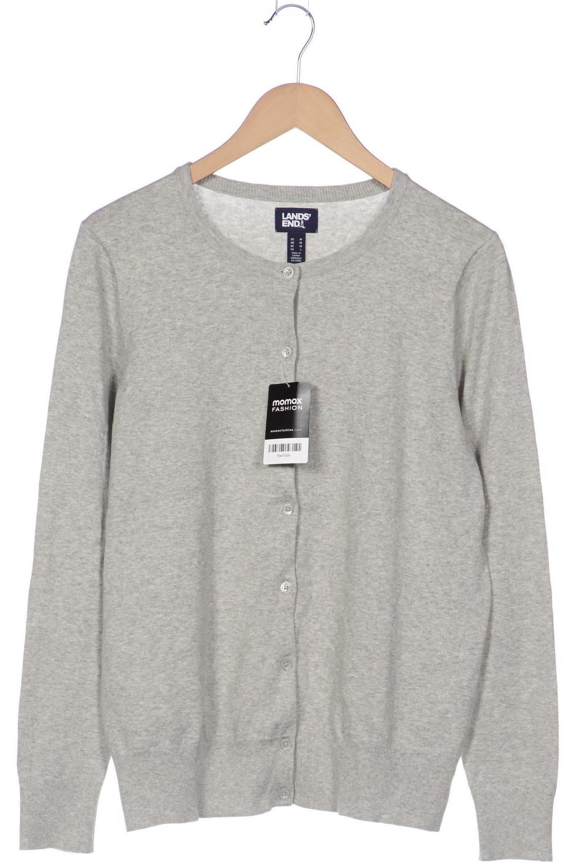

Lands End Damen Strickjacke, grau