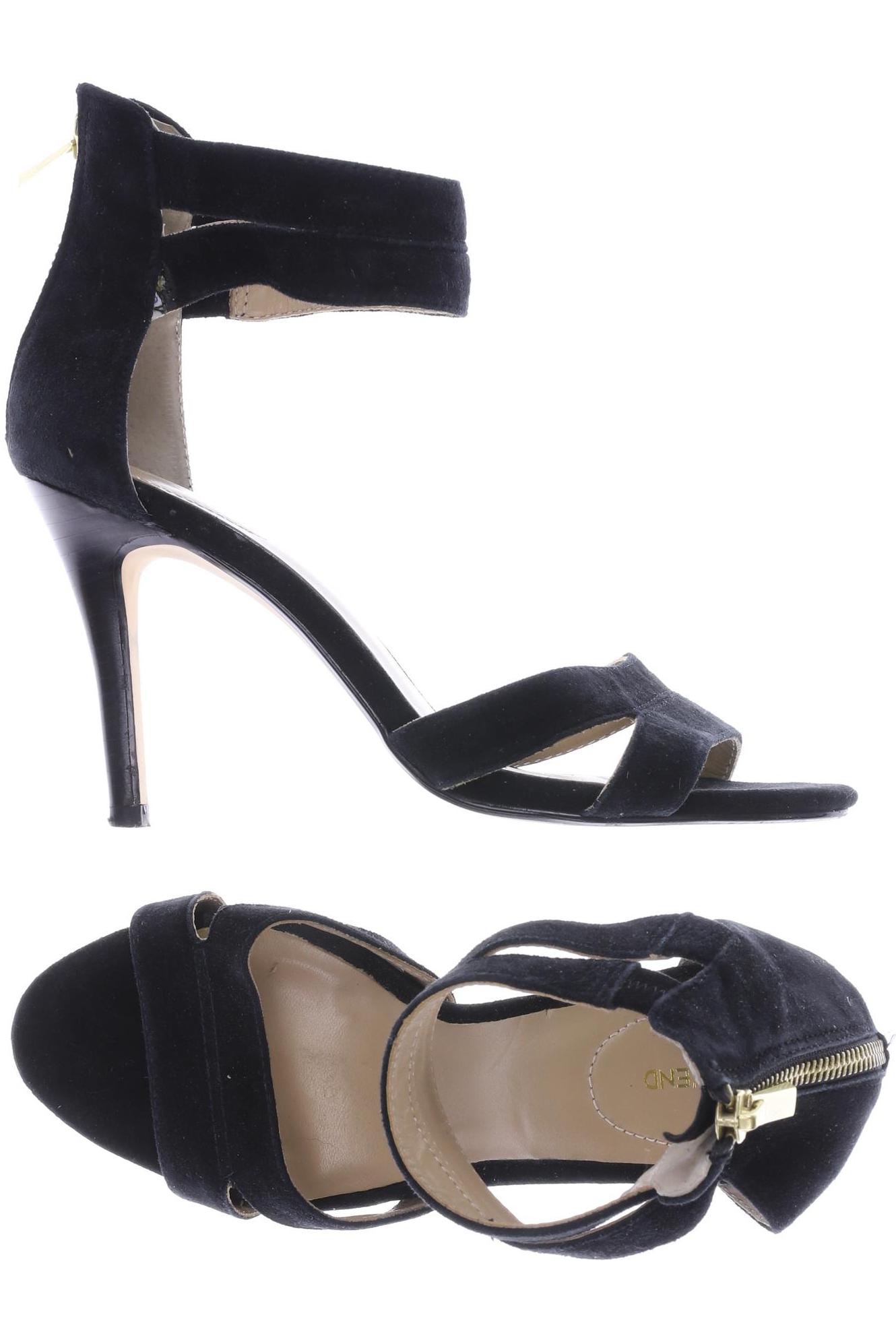 

Lands End Damen Sandale, schwarz, Gr. 7.5