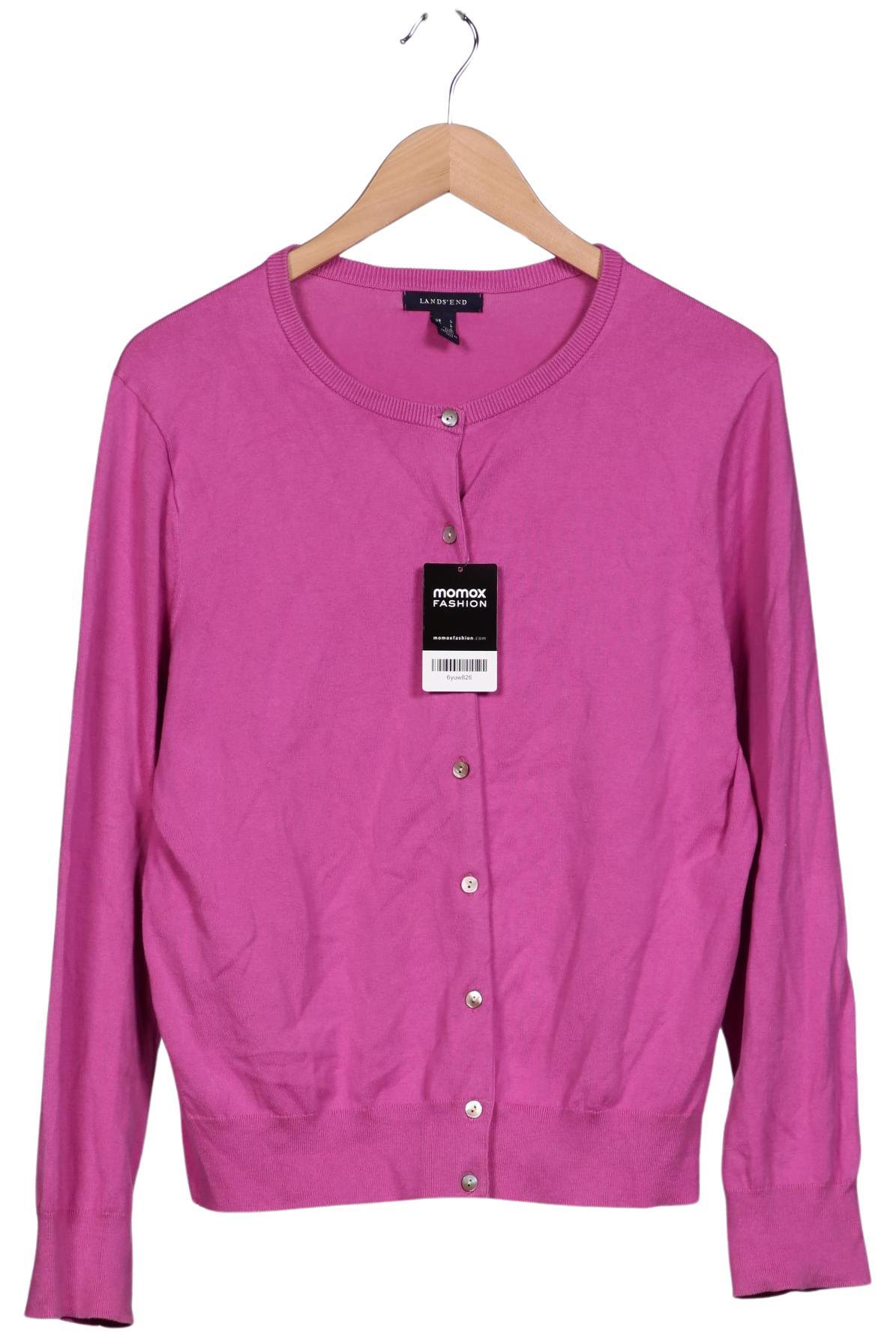 

Lands End Damen Strickjacke, pink, Gr. 42