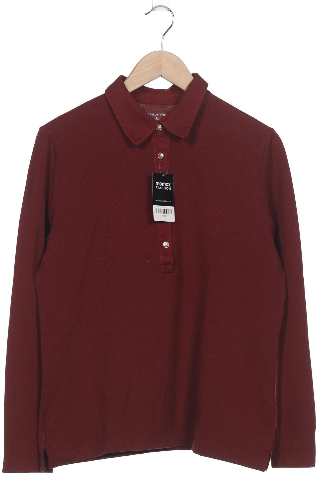 

Lands End Damen Poloshirt, bordeaux, Gr. 42