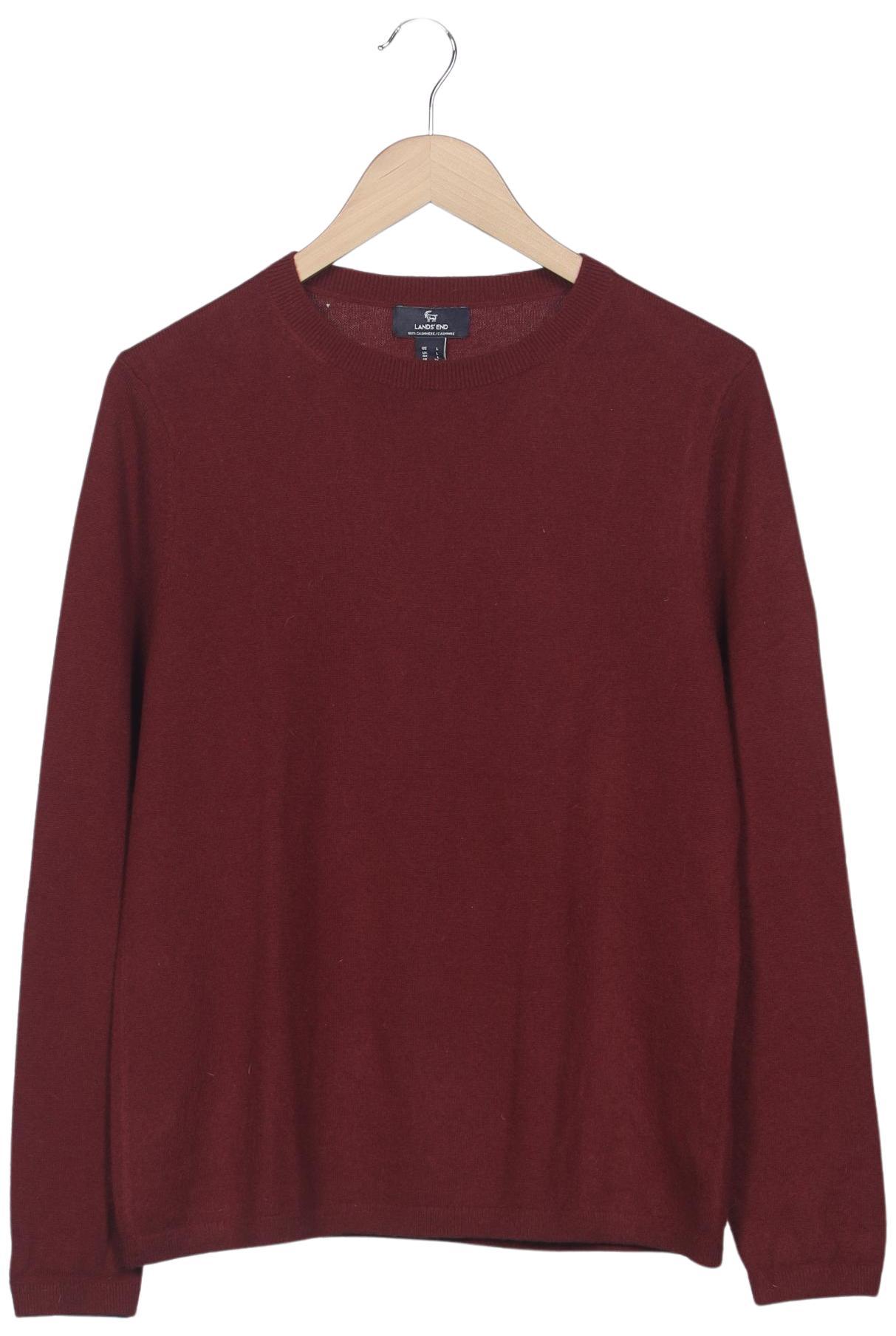 

Lands End Damen Pullover, bordeaux, Gr. 42