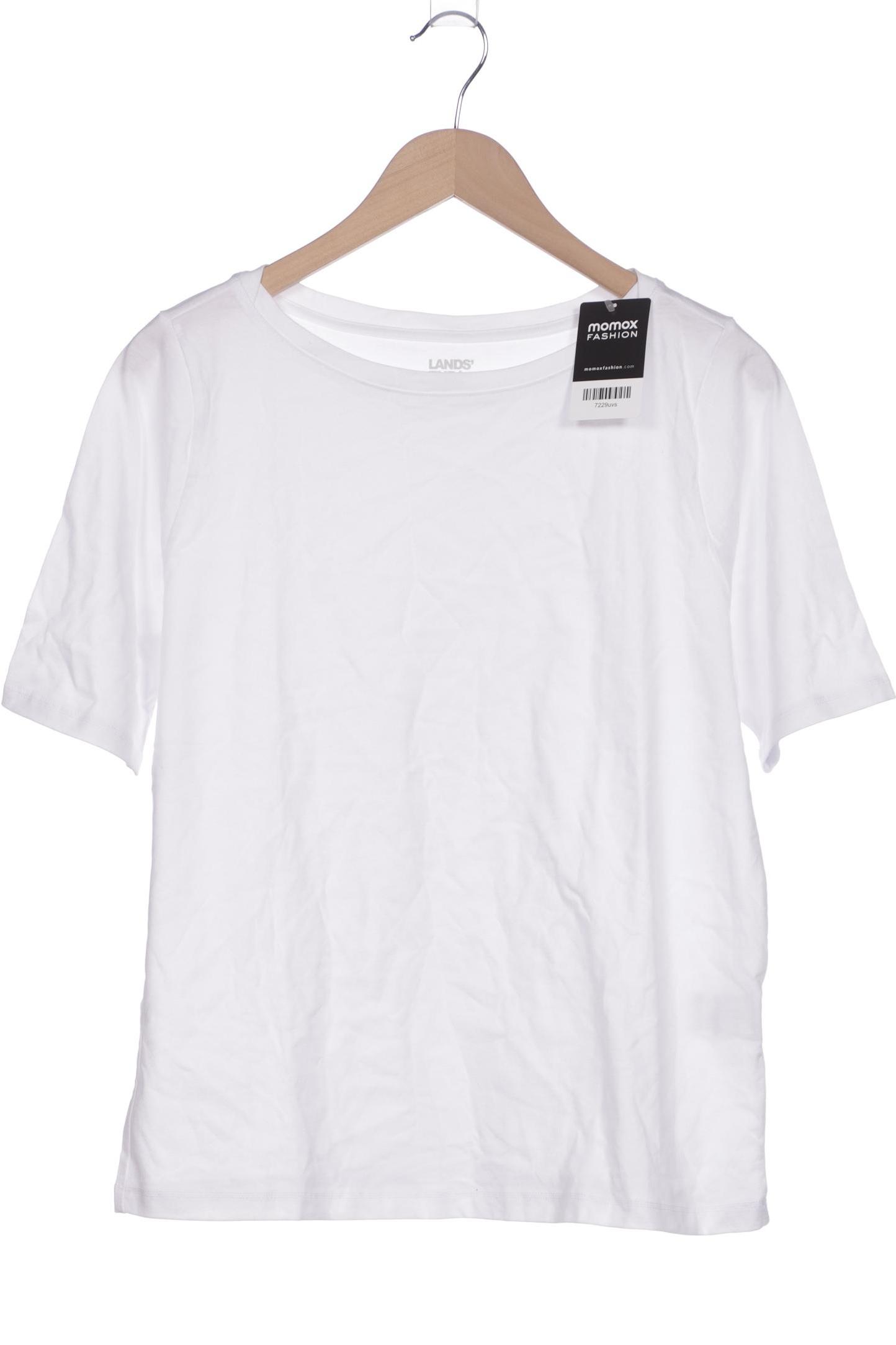 

Lands End Damen T-Shirt, weiß, Gr. 38