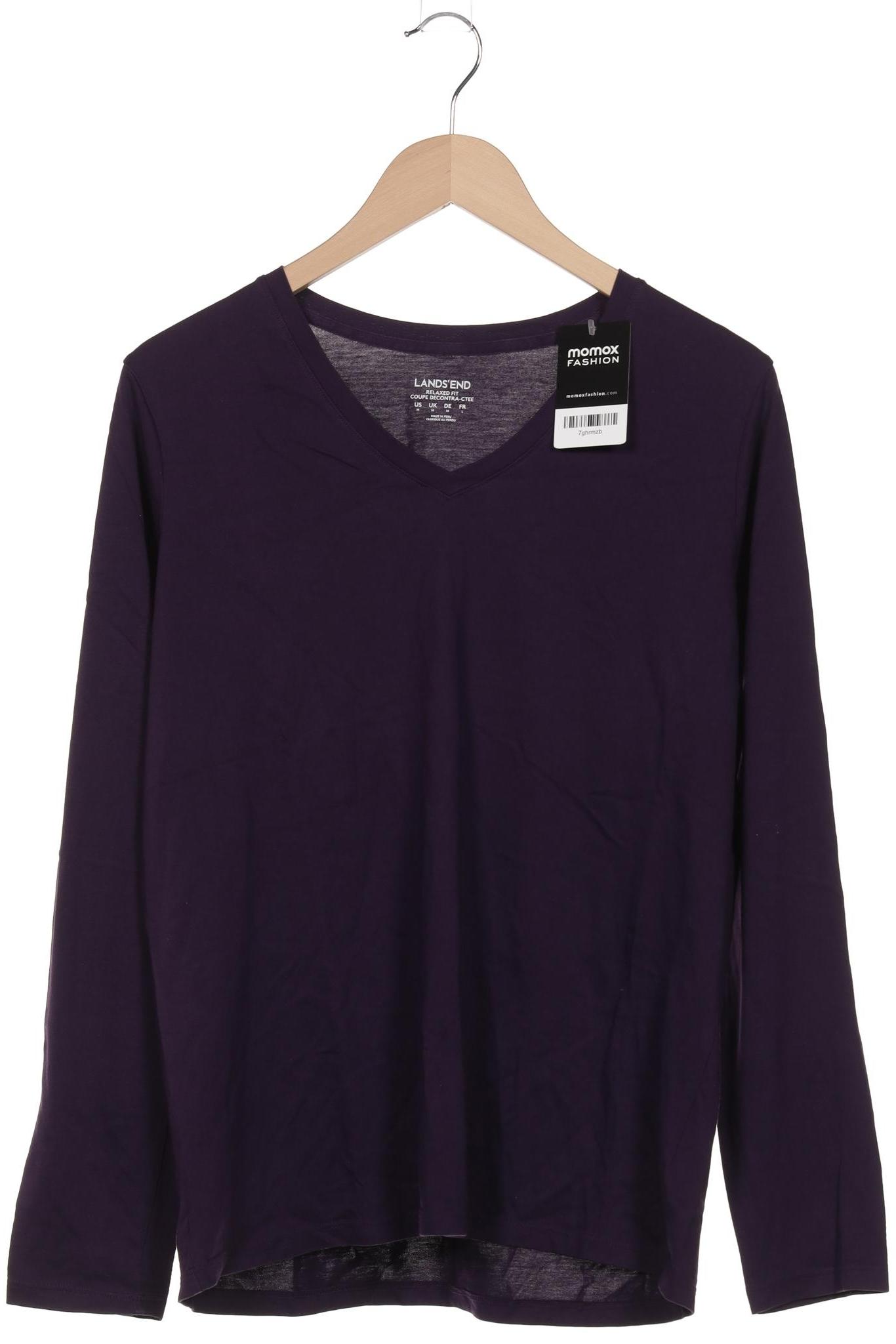 

Lands End Damen Langarmshirt, flieder, Gr. 38