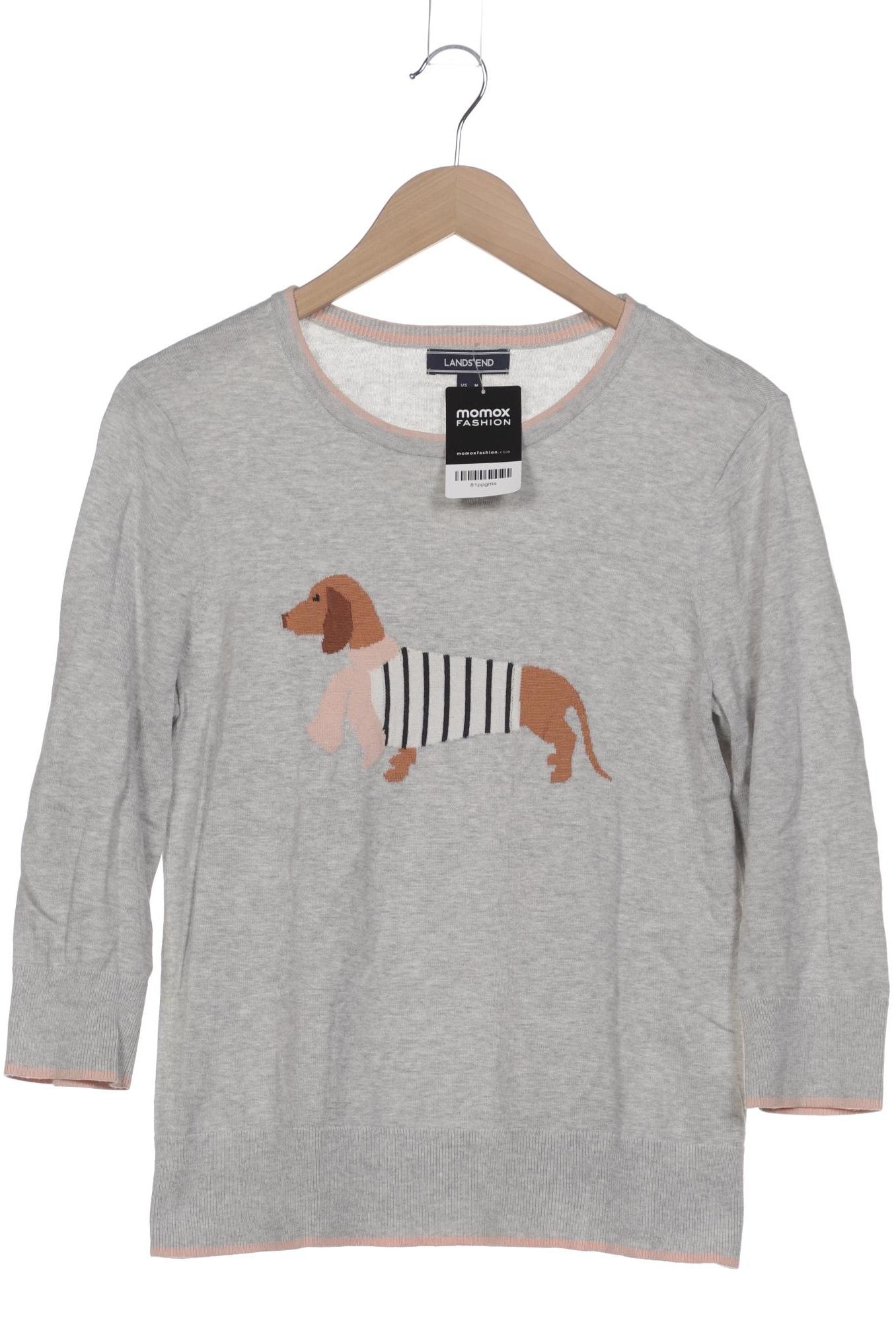 

Lands End Damen Pullover, grau, Gr. 38