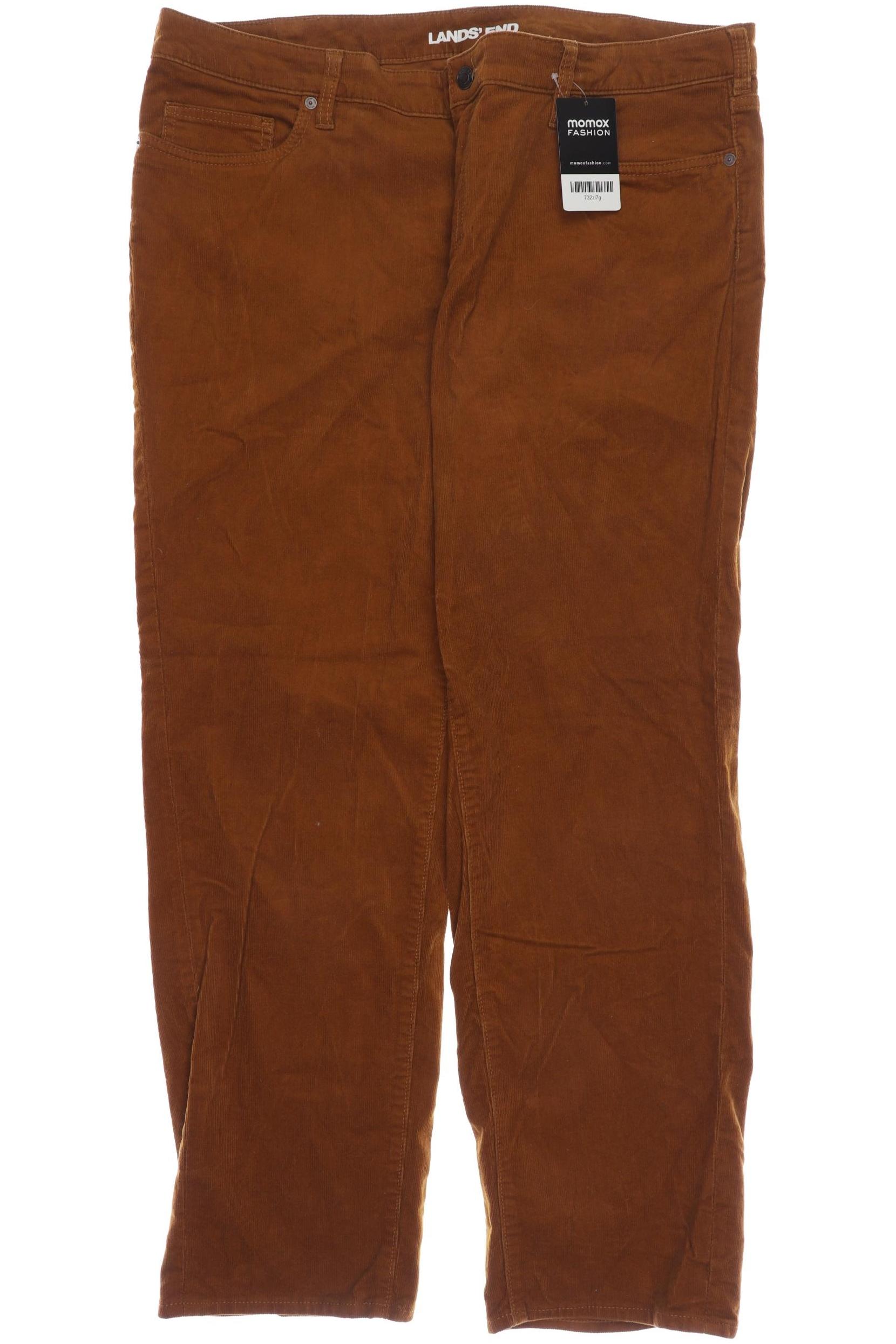 

Lands End Damen Stoffhose, braun, Gr. 48